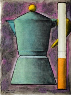 Italian Contemporary Art by Andrea Vandoni - Coffee and Cigarette 5