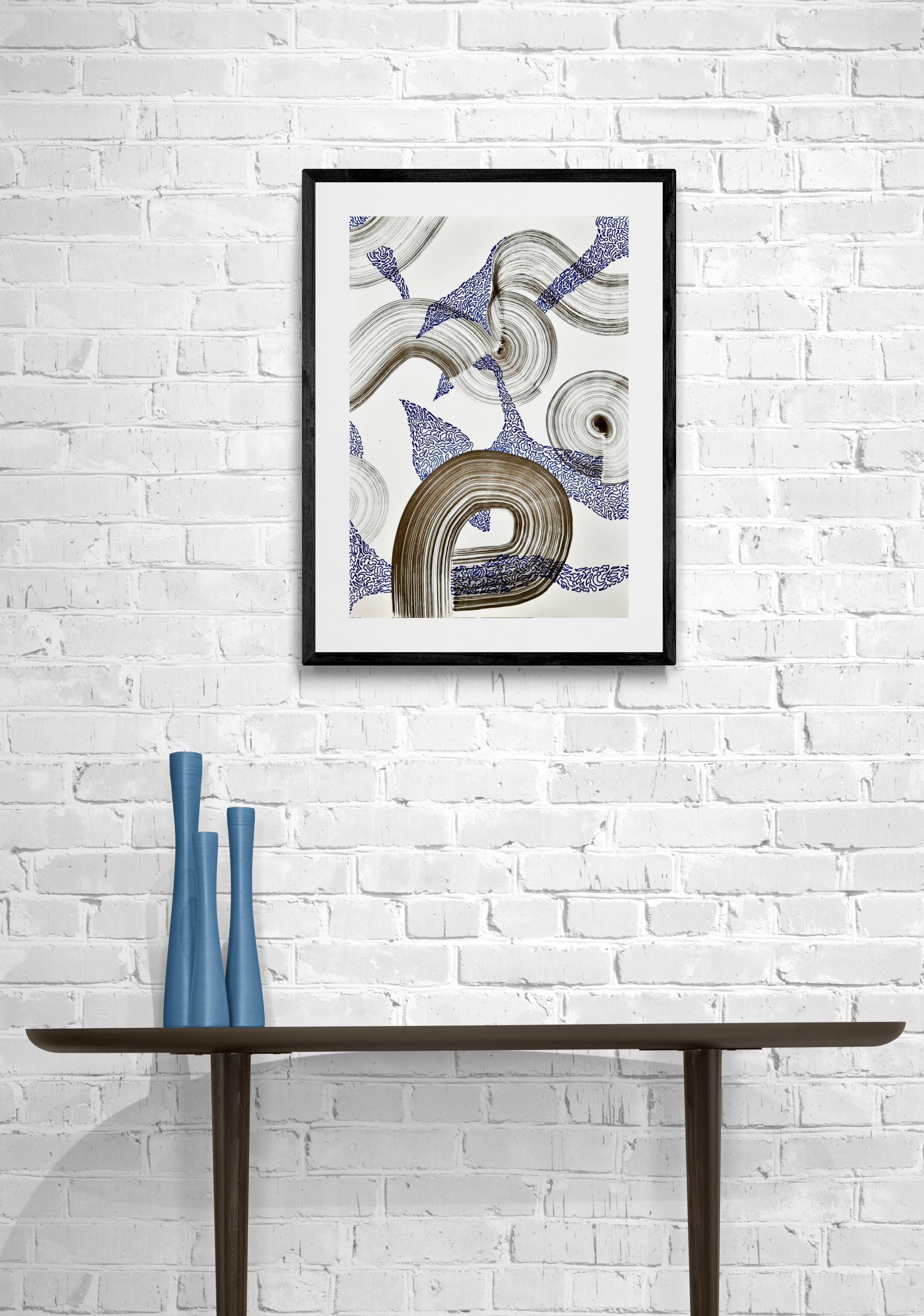 Arte contemporanea indiana di Sumit Mehndiratta - Disegno n. 424 in vendita 1
