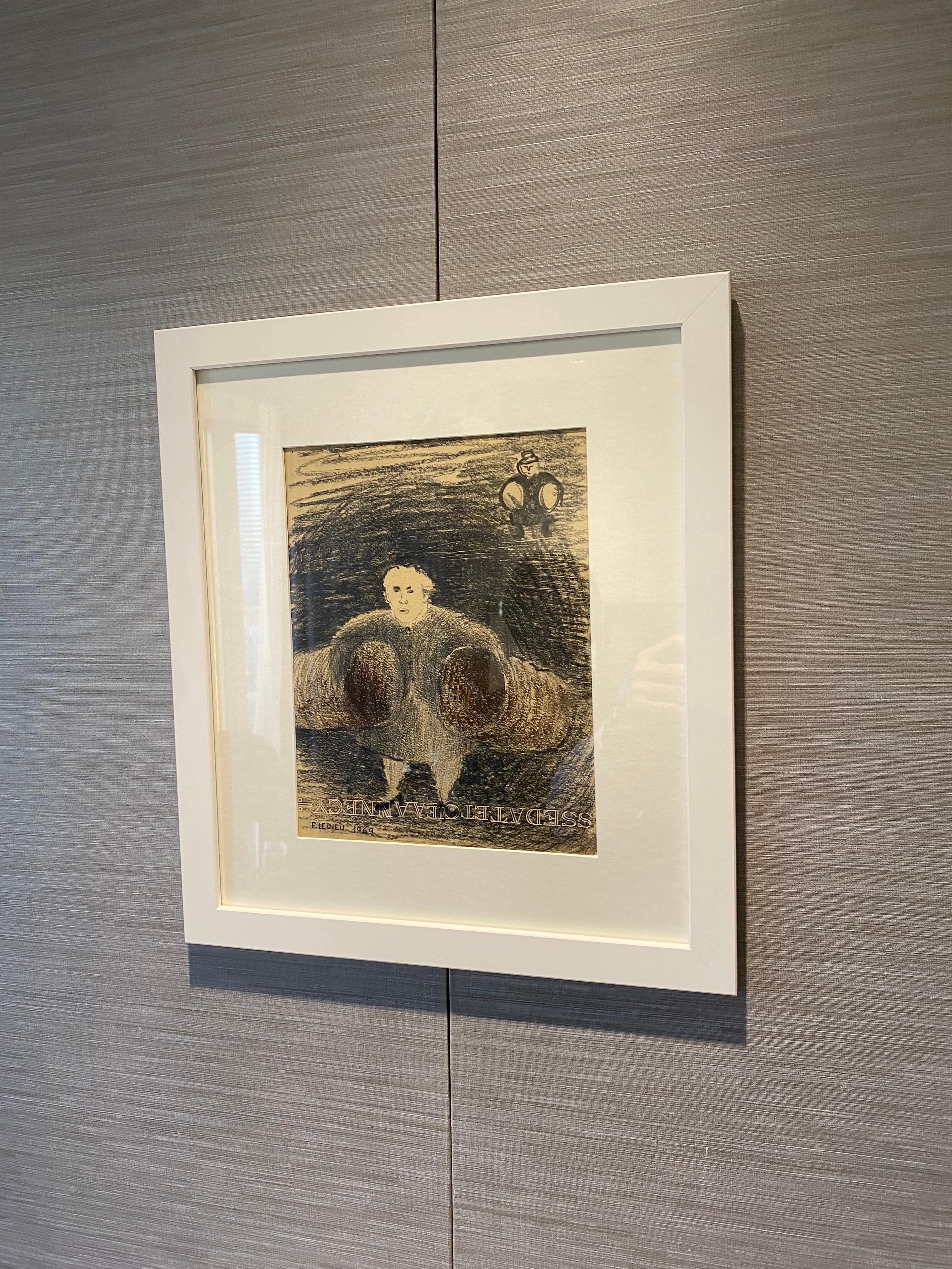 Arte contemporanea francese di Francine Ledieu - Fardeaux in vendita 2