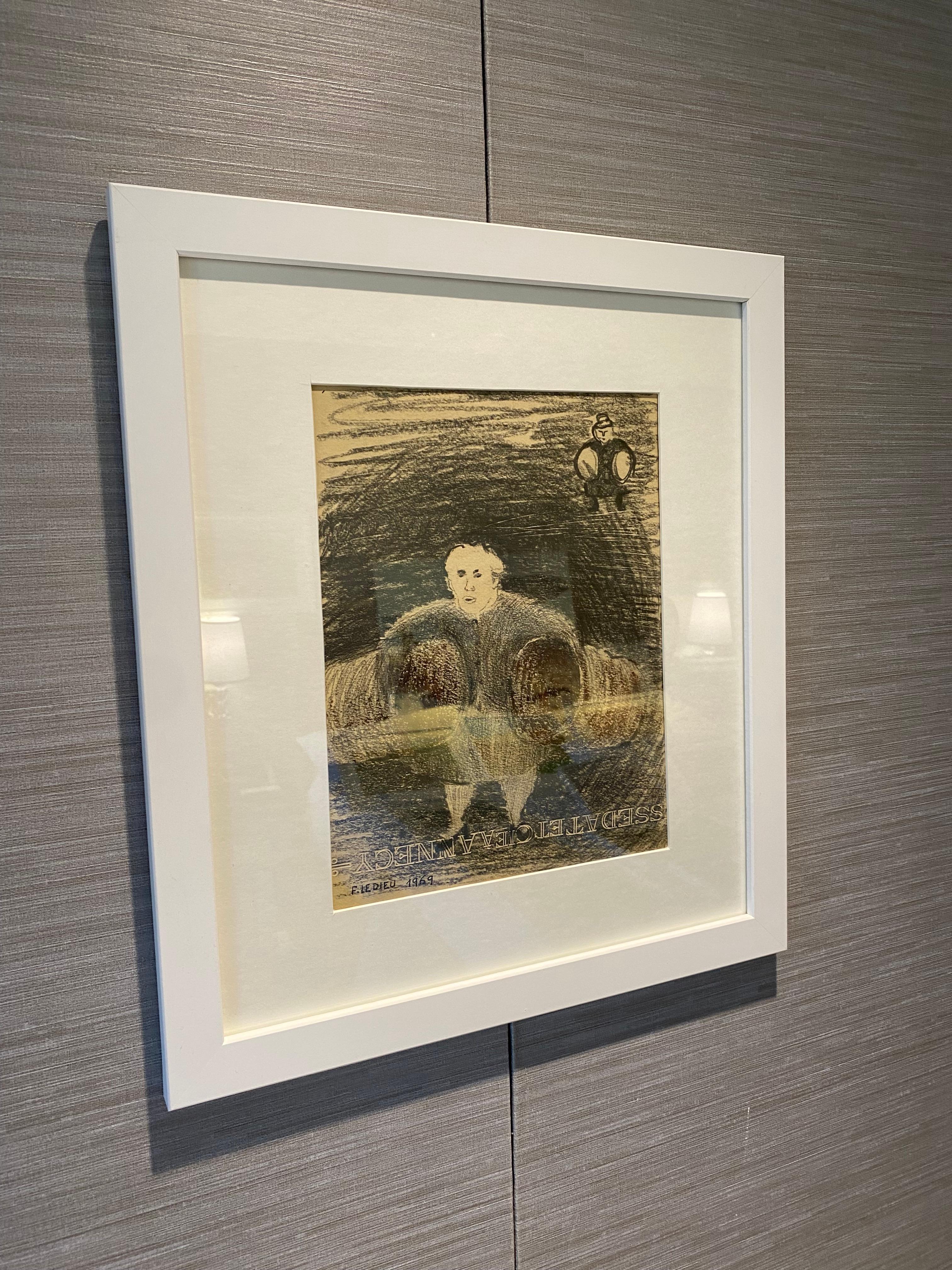 Arte contemporanea francese di Francine Ledieu - Fardeaux in vendita 3