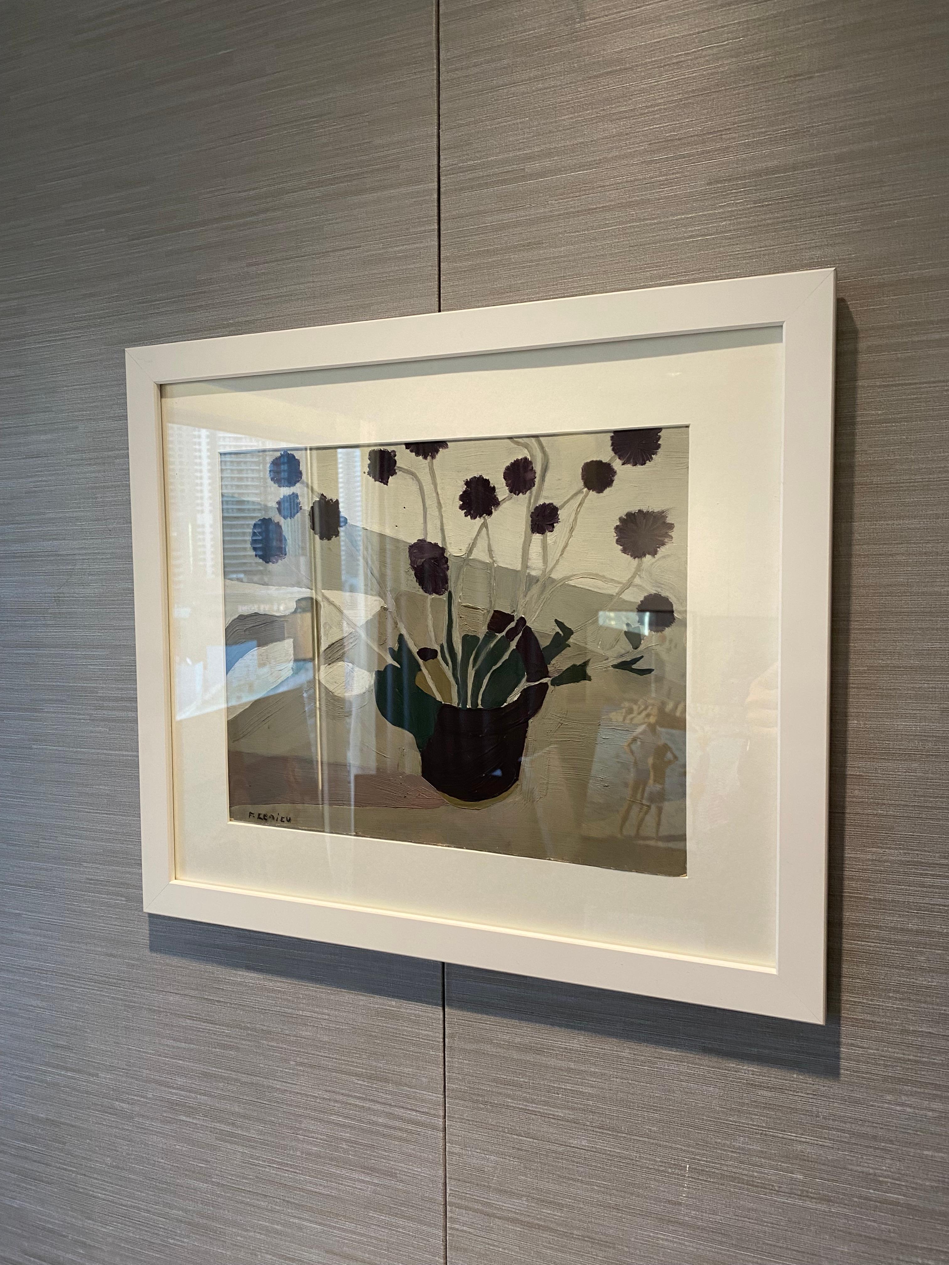 Zeitgenössische französische Kunst von Francine Ledieu - Rue des Fossés, Saint Valery im Angebot 3