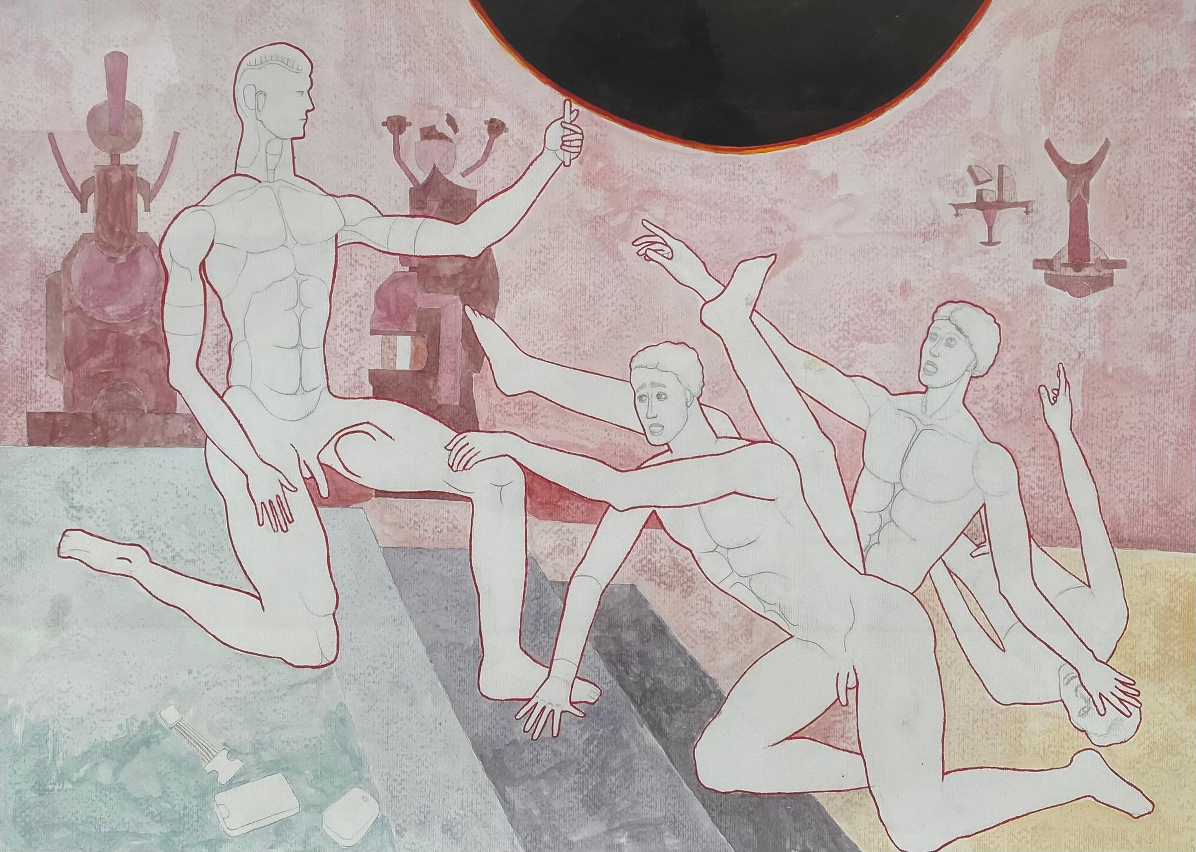 Georgian Contemporary Art by Vakhtang Khelashvili - Steps of Civilisation