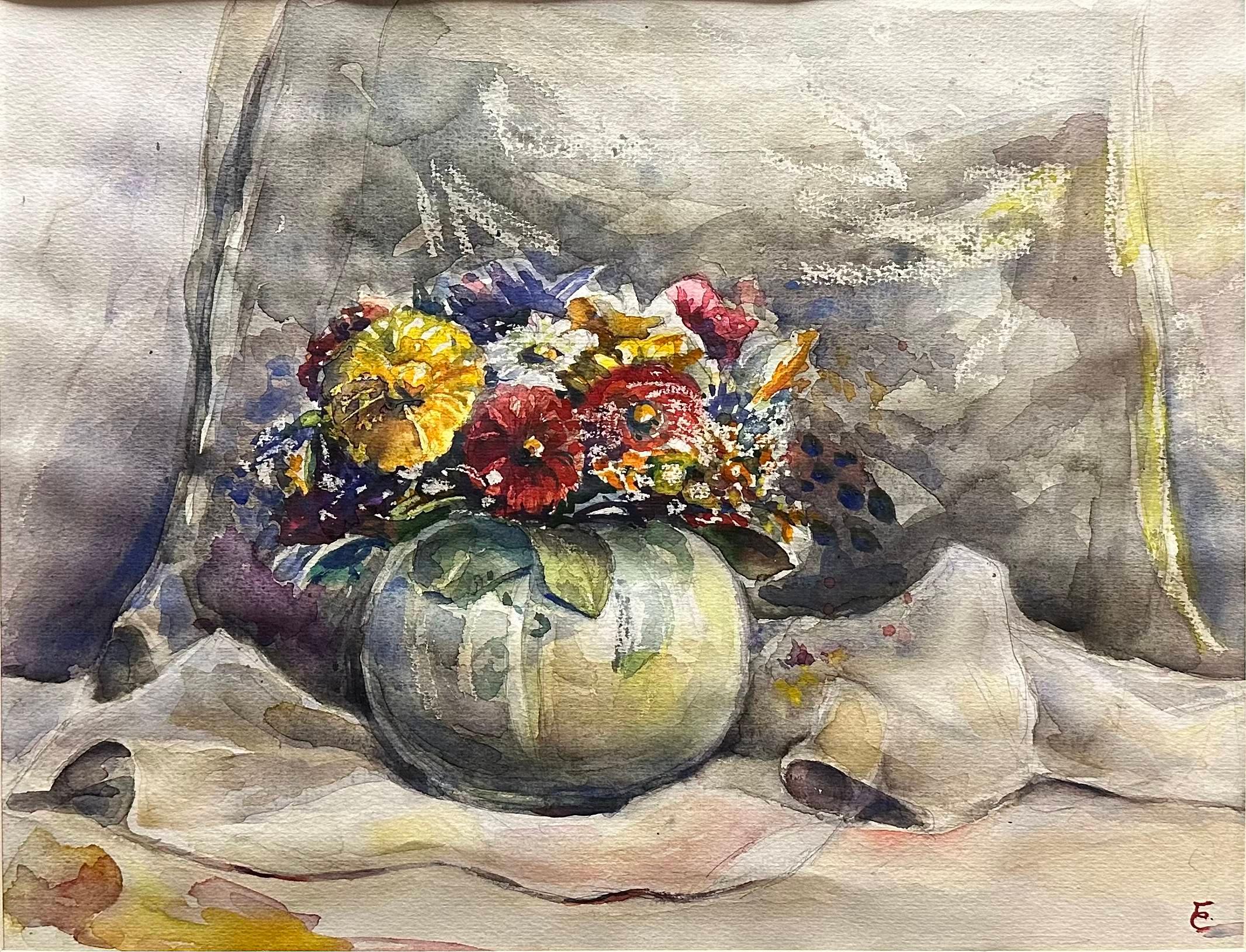 Watercolour on French paper
Framed, 47 x 55 x 2 cm (Plastic golden Frame, )

Dali Nazarishvili is a Georgian female artist born in 1958 who lives and works in Tbilisi, Georgia. Since 2001, she is member of the Council of Professors of the Academy of