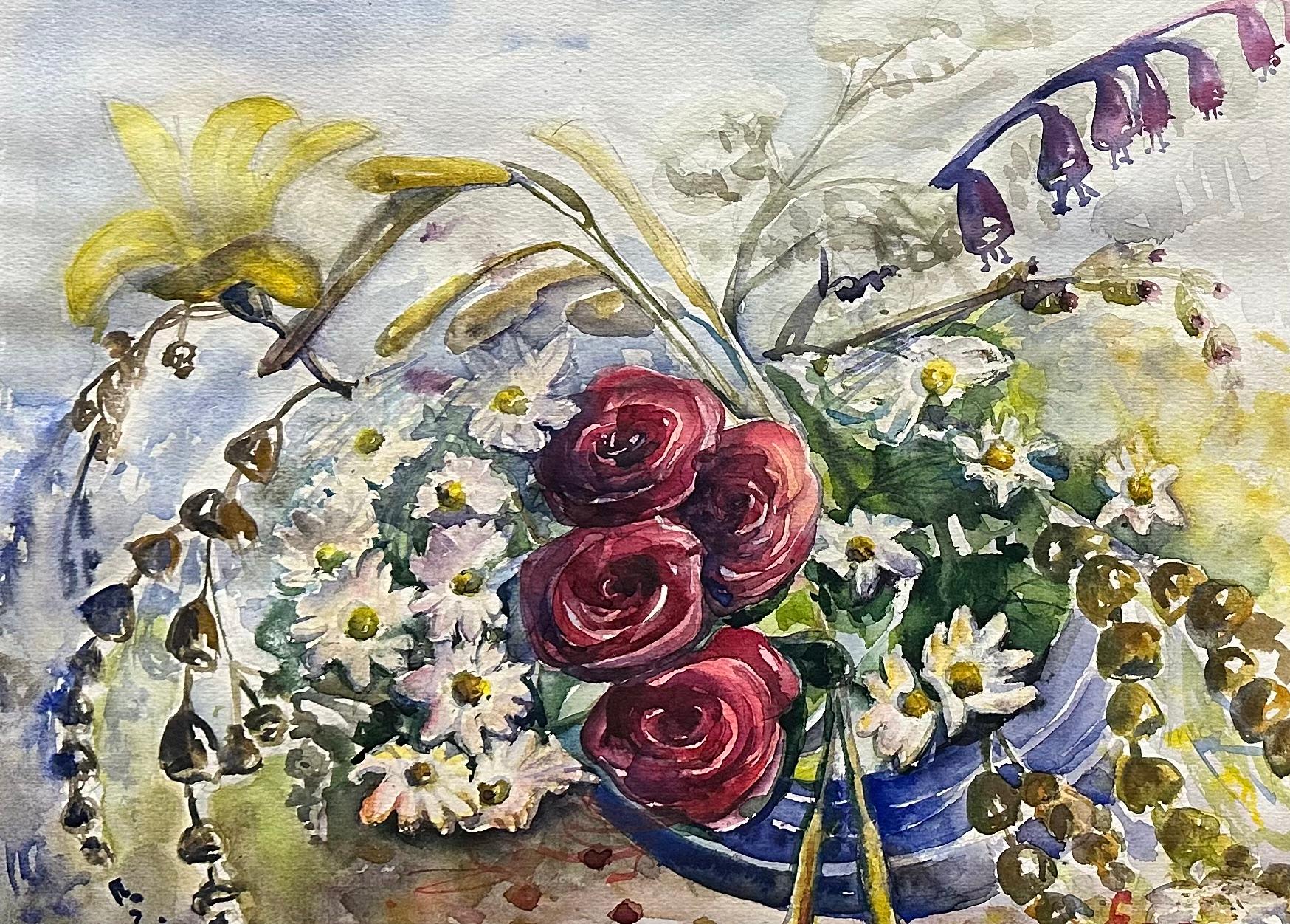 Georgian Contemporary Art by Dali Nazarishvili - Composition of Flowers