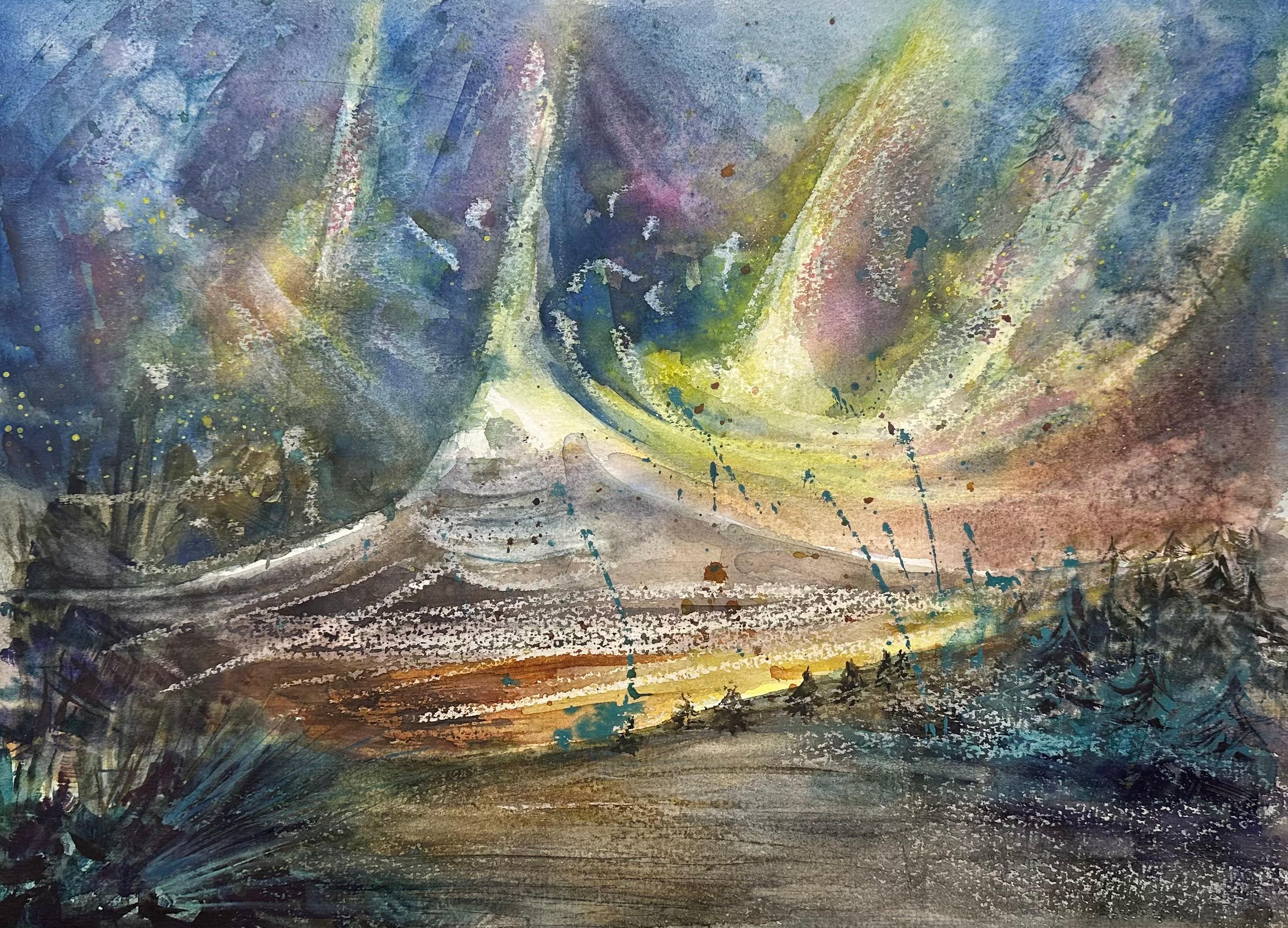 Watercolour on French paper
Framed, 50 x 60.5 x 0.1 cm, paper frame

Dali Nazarishvili is a Georgian female artist born in 1958 who lives and works in Tbilisi, Georgia. Since 2001, she is member of the Council of Professors of the Academy of Fine