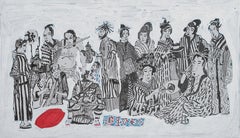Zeitgenössische georgische Kunst von Nino Devdariani - Kimono N2