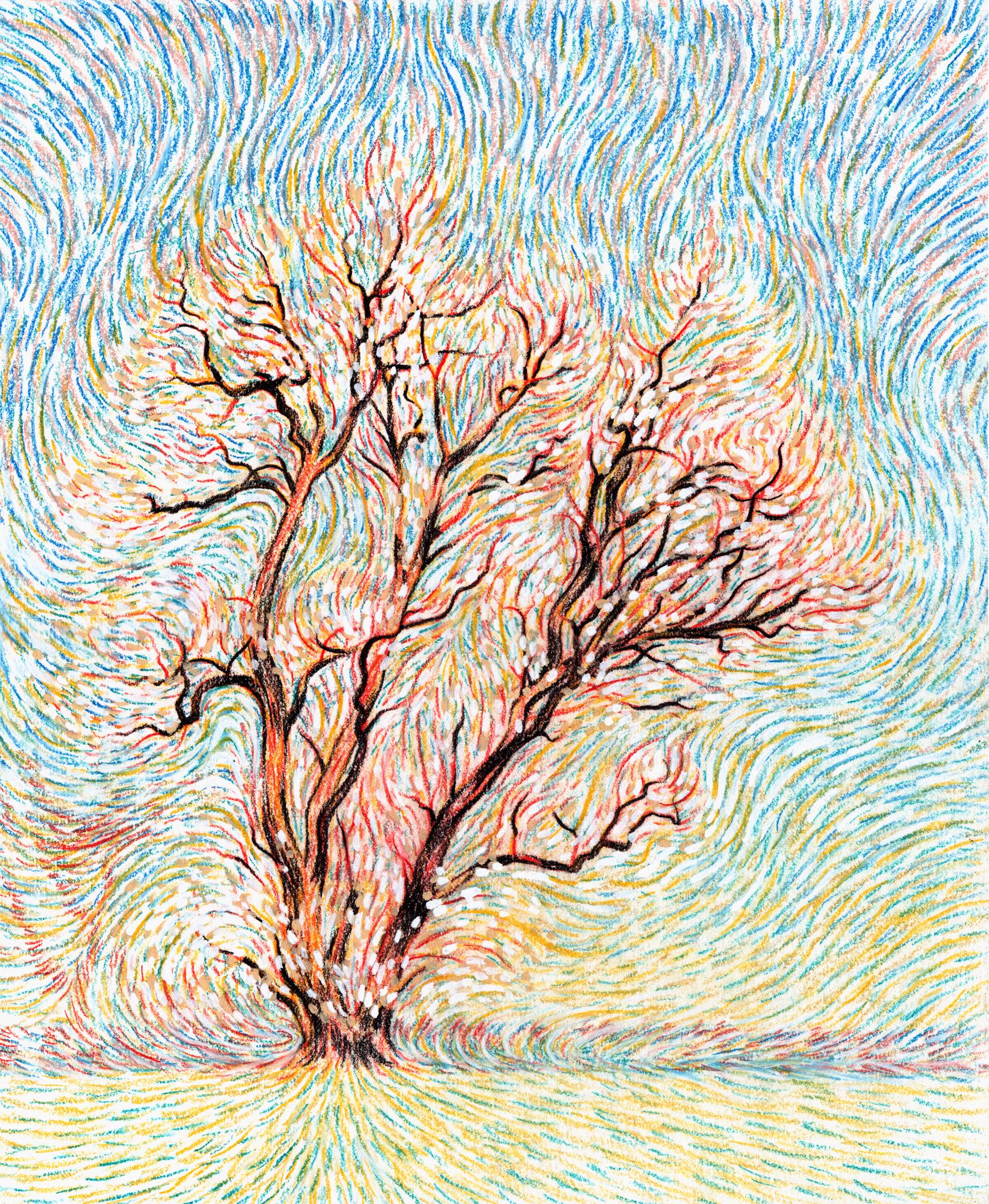 Art contemporain canadien de Christian Frederiksen - The Fire Tree