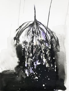 Art contemporain moldave de Doïna Vieru - Black Flower 5