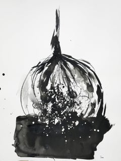 Art contemporain moldave de Doïna Vieru - Black Flower 9