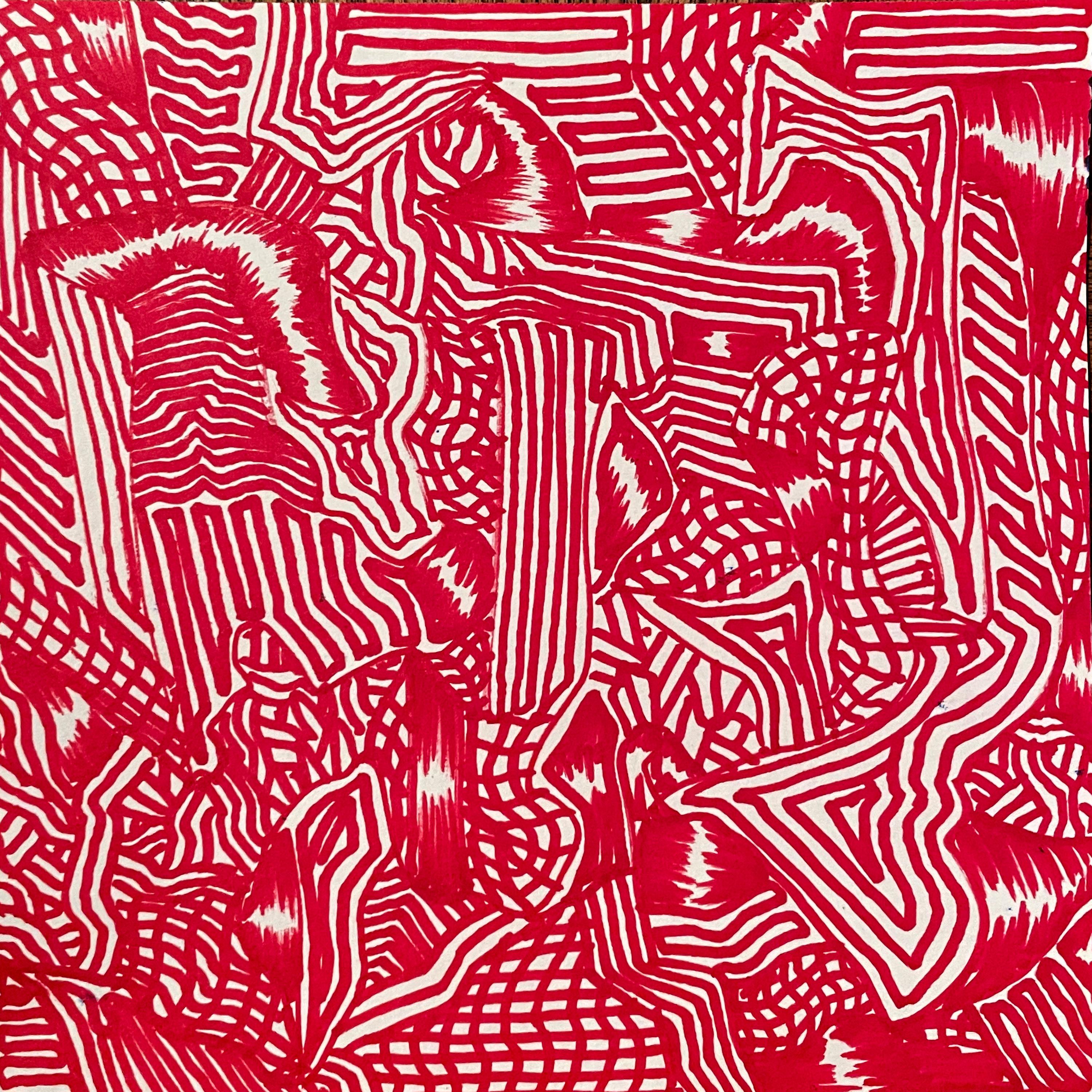 Tinte auf Papier

David Paul Kaye ist ein amerikanischer zeitgenössischer Künstler, der 1982 geboren wurde und in New York City, USA, lebt und arbeitet. Mit dem Schwerpunkt auf lebendigen Linien und komplizierten Kompositionen schafft Kaye fesselnde