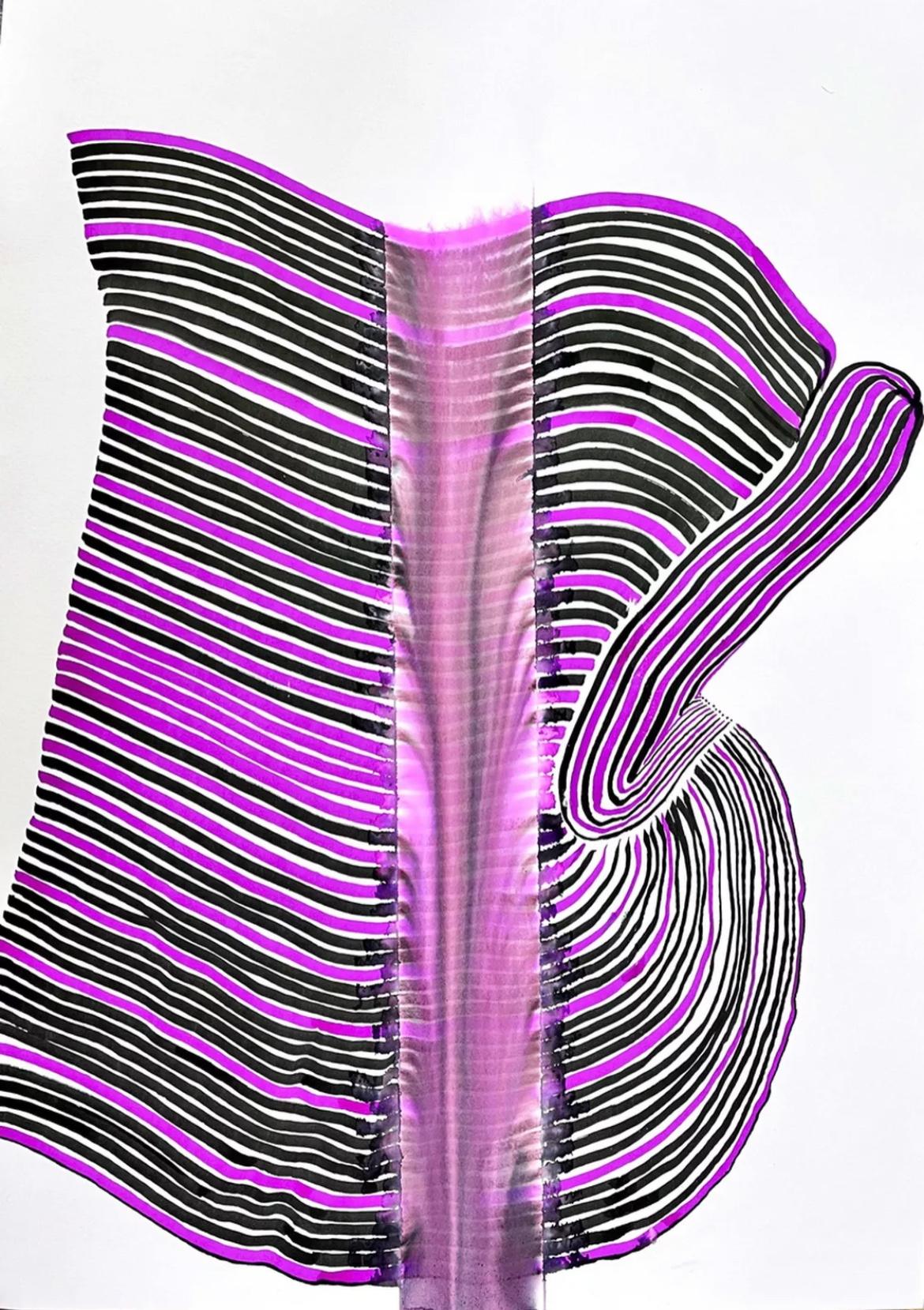 Zeitgenössische indische Kunst von Sumit Mehndiratta - Zeichnung 452