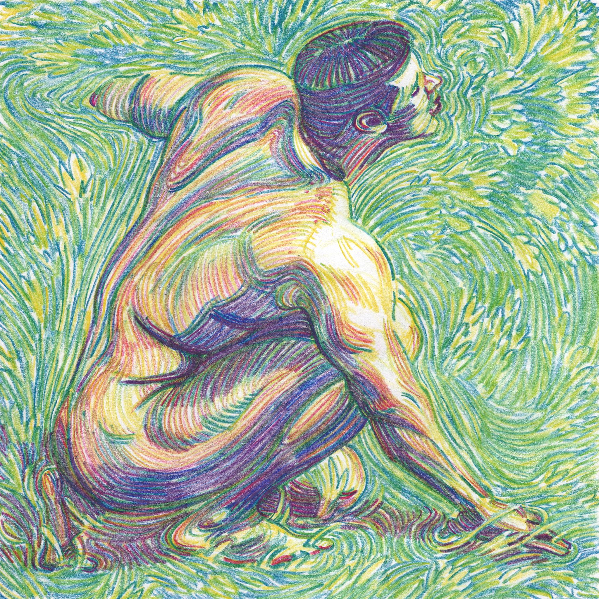 Chalk pastel on paper

Christian Frederiksen is a Georgian artist born in 1989 who lives and works in Calgary, Canada. He loves to experiment with new ways of creating imagery by collaborating with digital intelligence, exploring both digital and