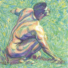 Arte contemporanea canadese di Christian Frederiksen - Figure Coalescenti  Natura