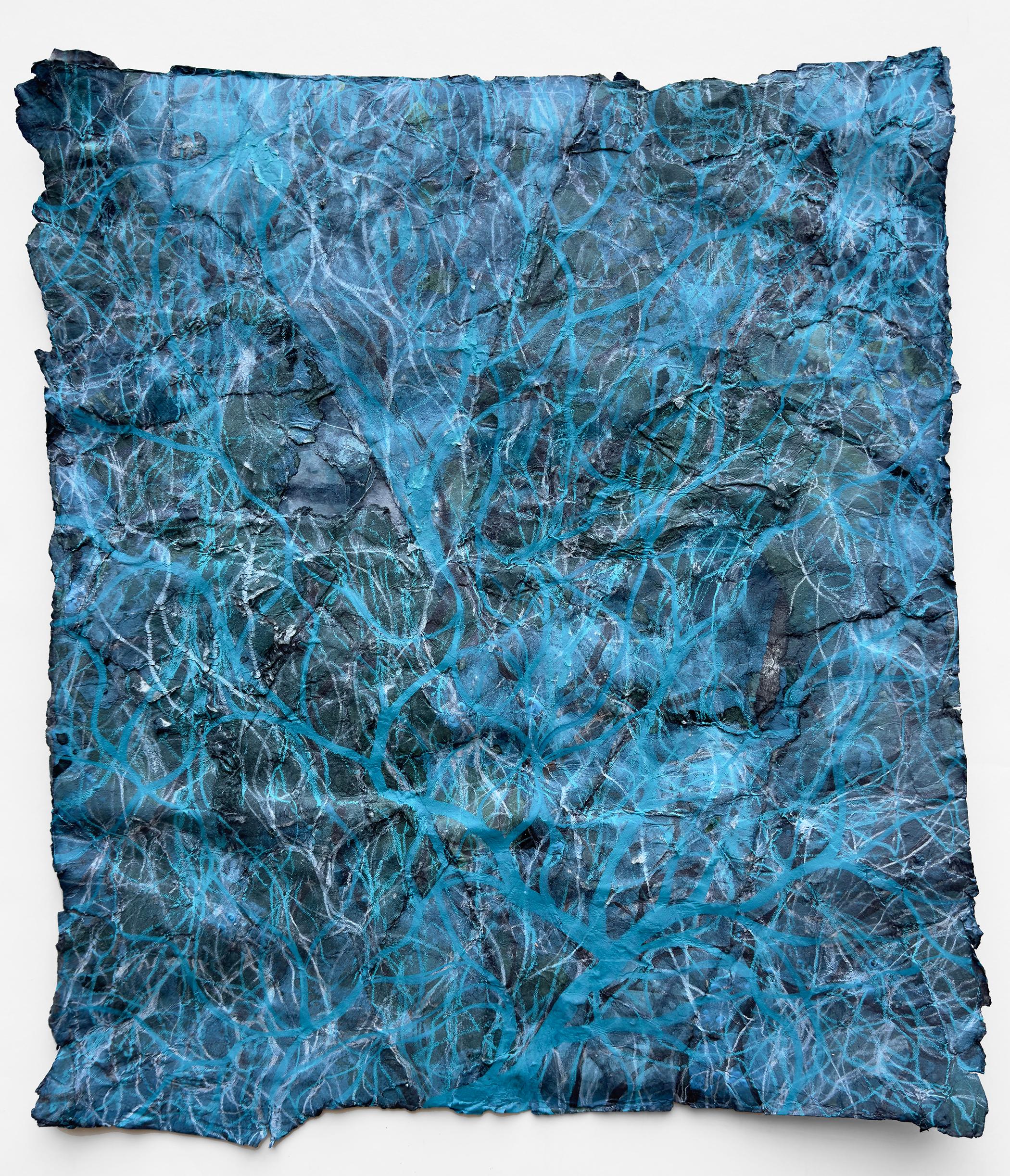 Tusche, Kreide und Glimmer auf gezeichnetem Papier
Gerahmt 26 x 22,75 x 1 Zoll, weißer Holzrahmen

Katherine Filice ist eine preisgekrönte amerikanische abstrakte Künstlerin, die 1963 geboren wurde und in Hollister, Nordkalifornien, USA, lebt und