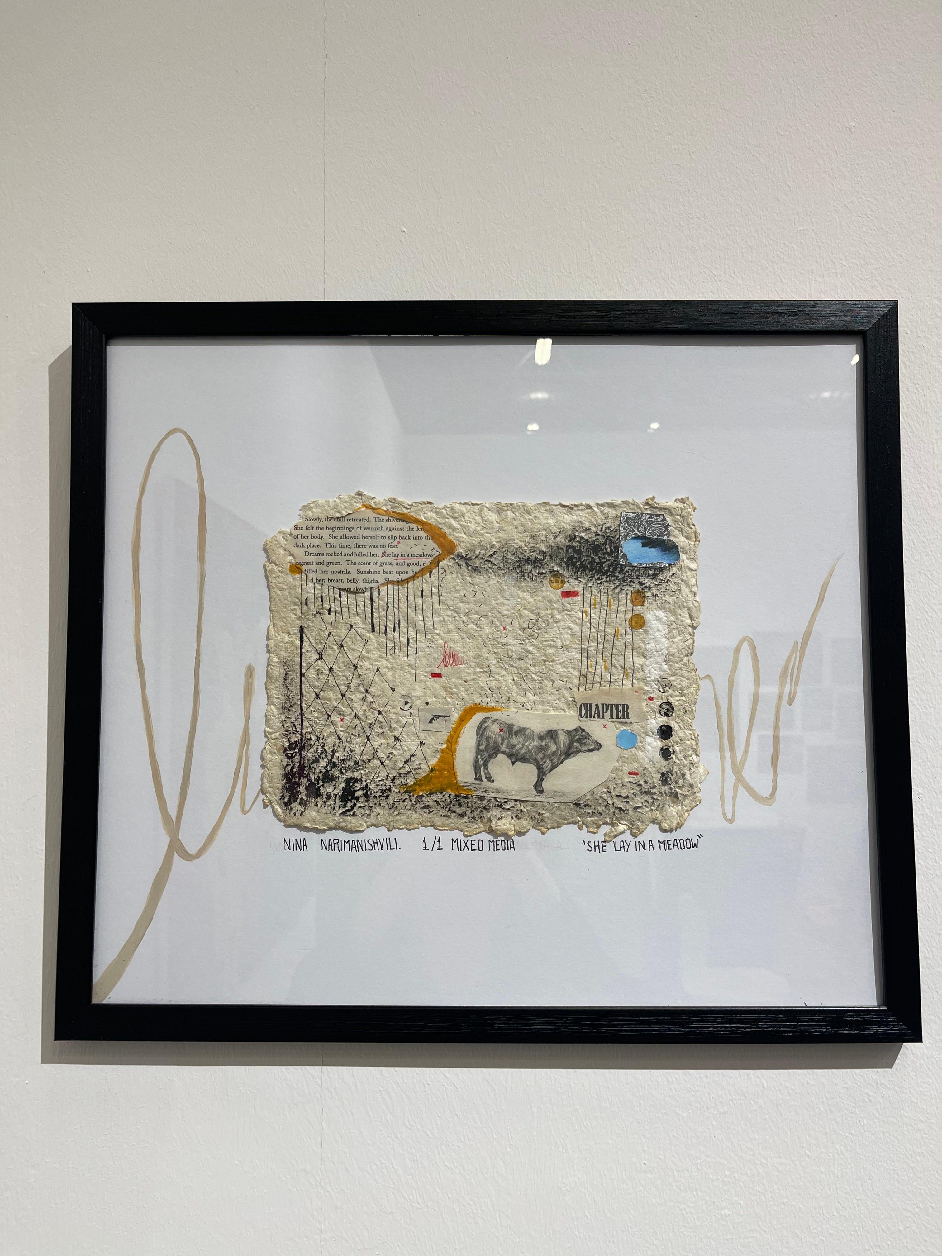 Arte georgiano contemporáneo de Nina Narimanishvili - Ella yacía en un prado 1/2 en venta 1