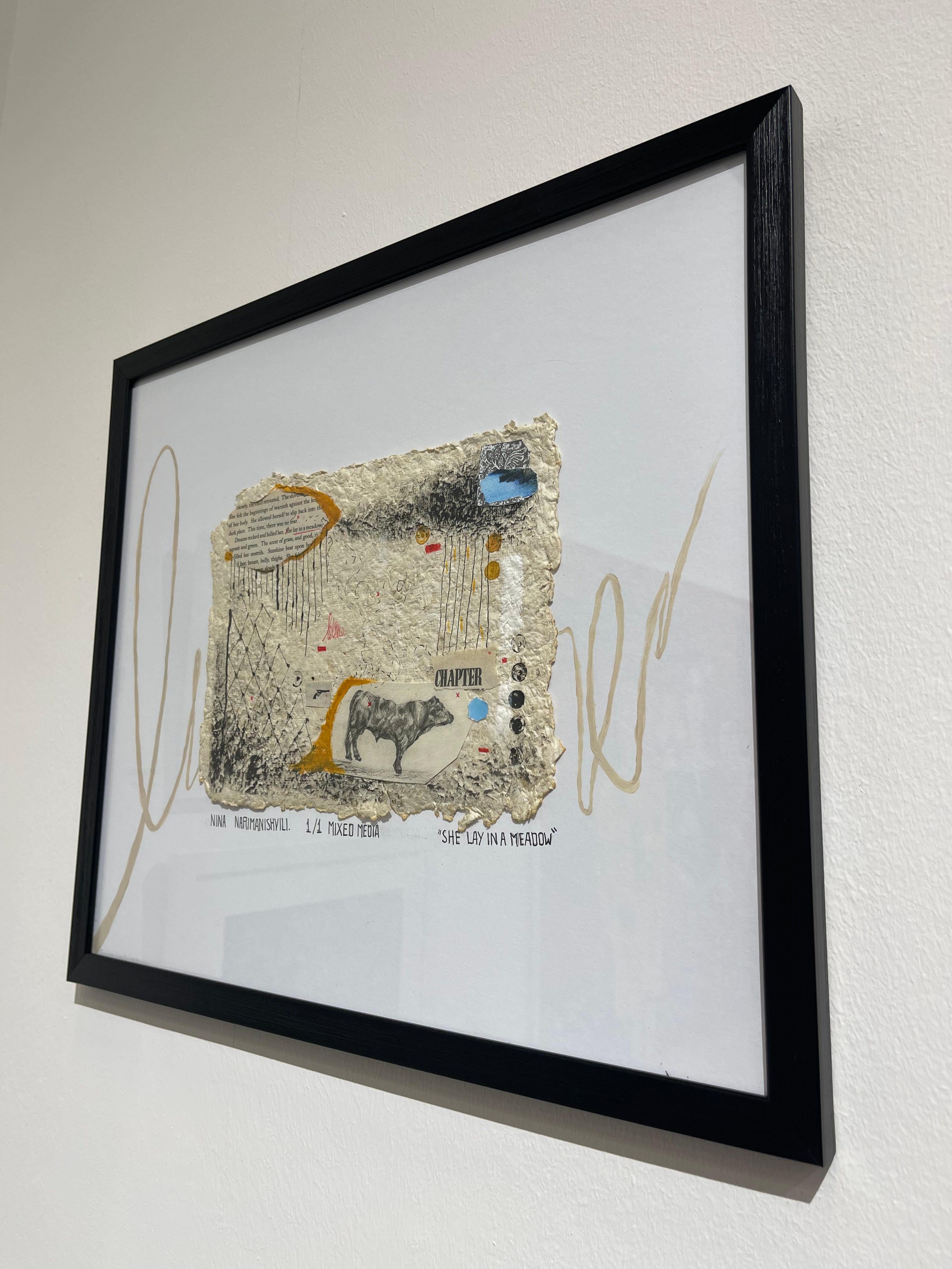 Arte georgiano contemporáneo de Nina Narimanishvili - Ella yacía en un prado 1/2 en venta 2