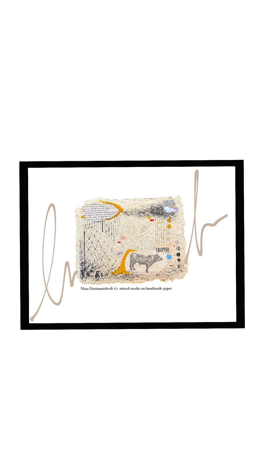 Arte georgiano contemporáneo de Nina Narimanishvili - Ella yacía en un prado 1/2 en venta 4