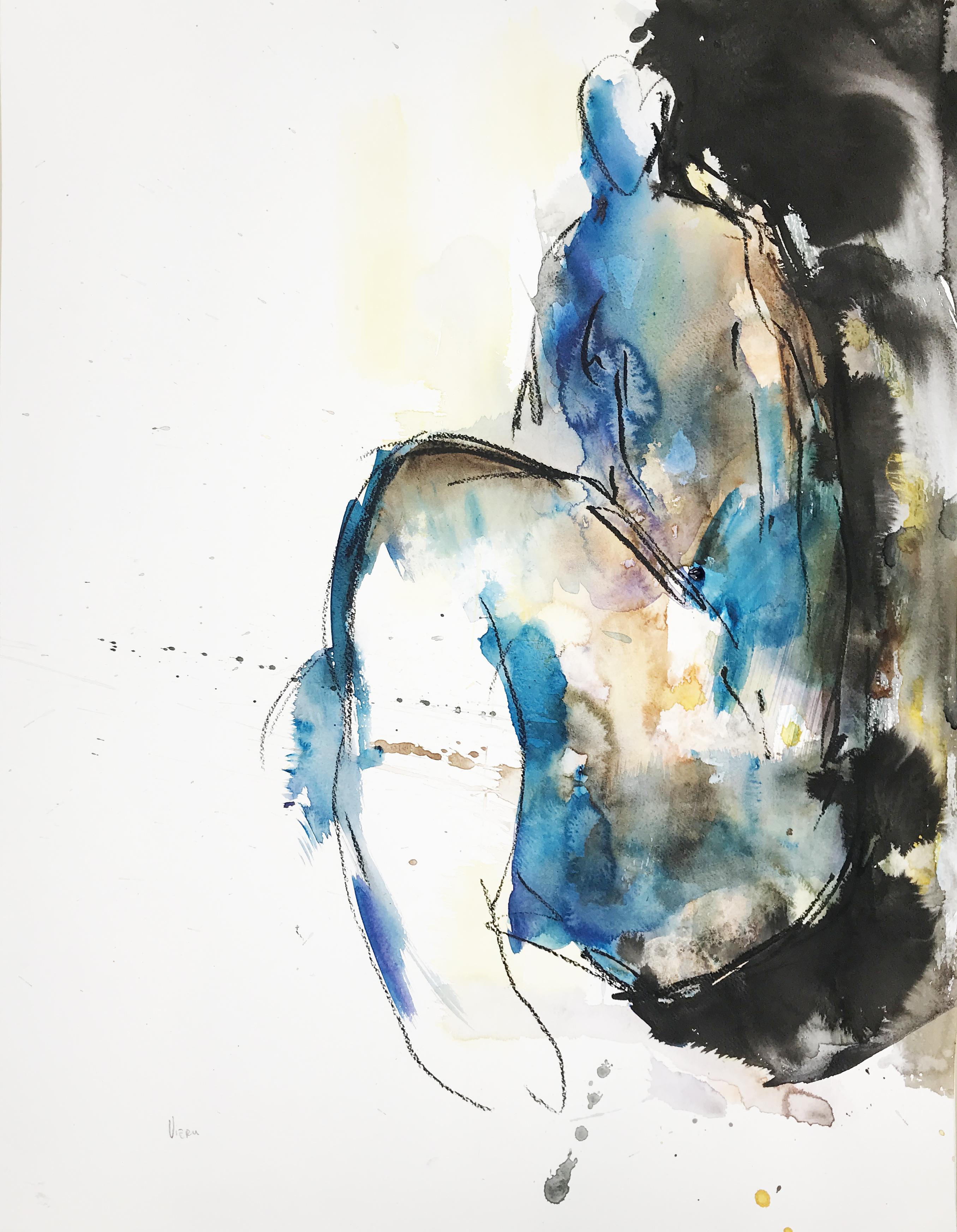 Aquarell, Tinte auf Canson-Papier 300 g.

Doïna Vieru ist eine 1978 geborene ecuadorianisch-moldawische Künstlerin, die in Frankreich, Paris, lebt und arbeitet. Sie hat immer pas/pas/passioniert das Bild dem Wort vorgezogen und das trotz Krisen von