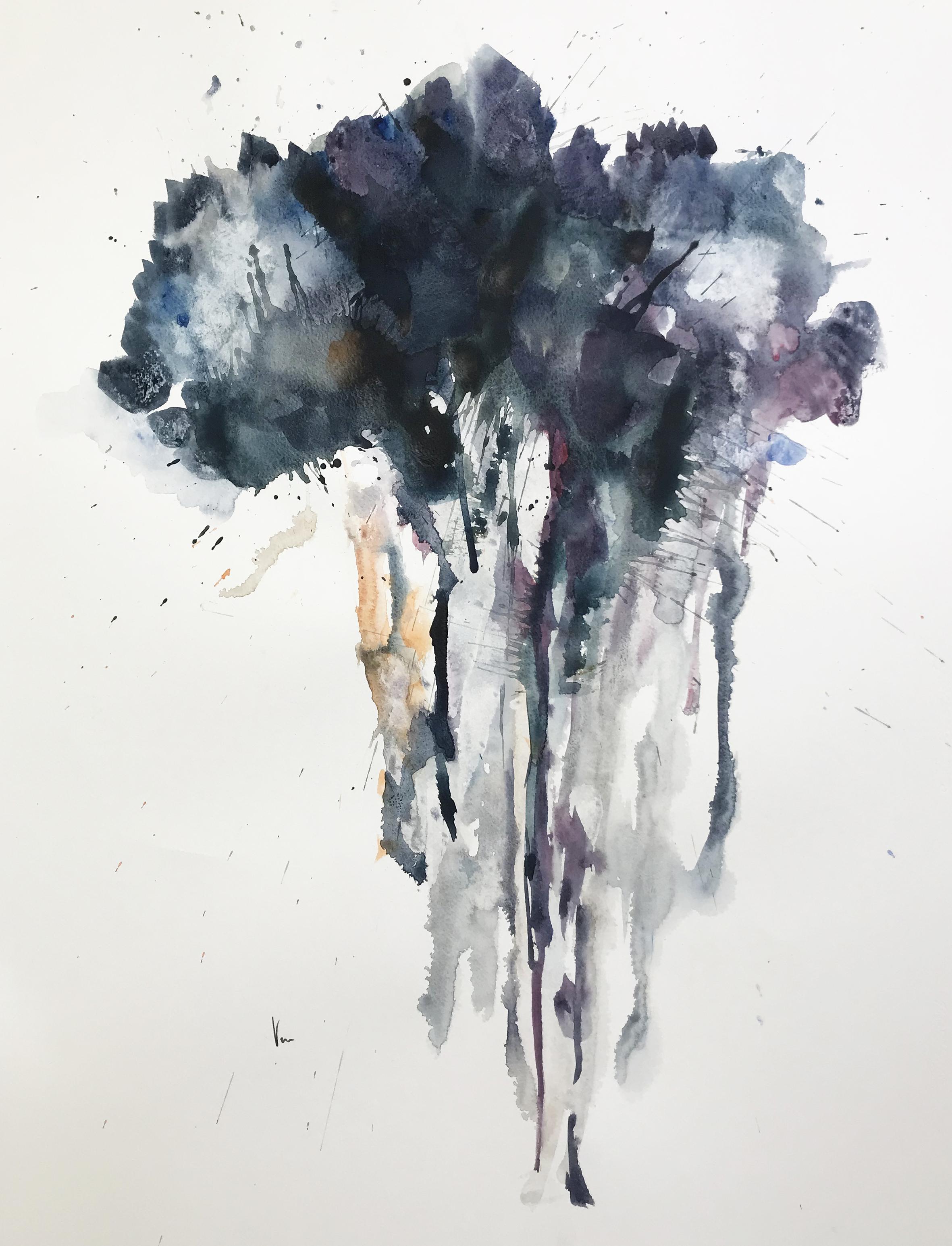 Aquarell, Tinte auf Canson-Papier 300 g.

Doïna Vieru ist eine 1978 geborene ecuadorianisch-moldawische Künstlerin, die in Frankreich, Paris, lebt und arbeitet. Sie hat immer pas/pas/passioniert das Bild dem Wort vorgezogen und das trotz Krisen von