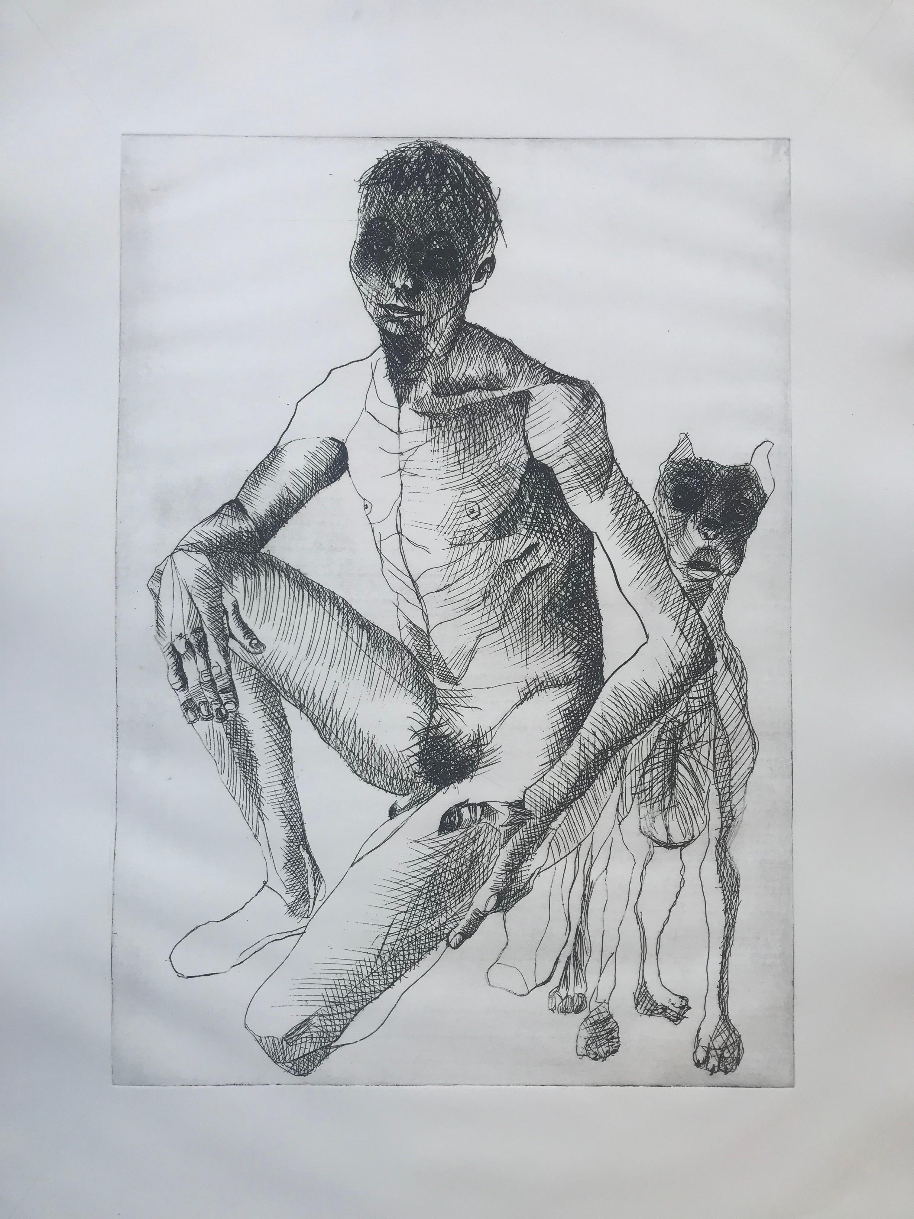 Zeitgenössische italienische Kunst von Federica Frati - Santo Rocco 2