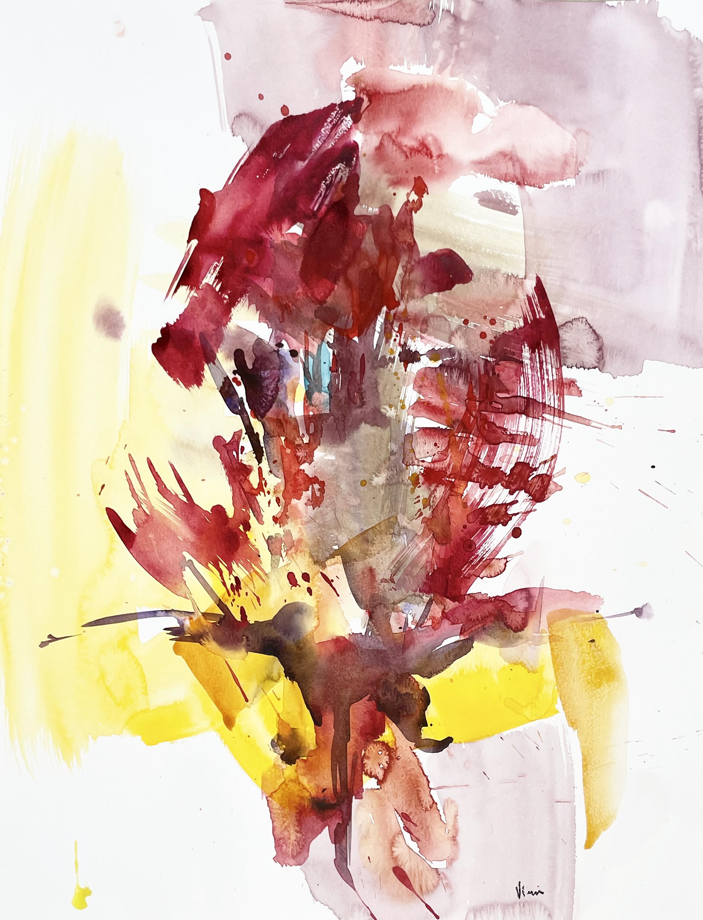 Aquarell auf Canson-Papier 300 g
Das Kunstwerk wird aufgerollt in einer Röhre verschickt

Doïna Vieru ist eine 1978 geborene ecuadorianisch-moldawische Künstlerin, die in Frankreich, Paris, lebt und arbeitet. Sie hat immer pas/pas/passioniert das