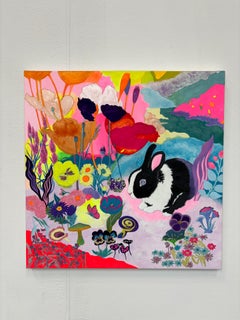 Arte contemporáneo japonés de Minako Asakura - Mundo de ensueño, Conejo