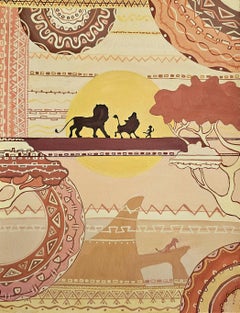 Georgian Contemporary Art by Eter Merkviladze - Série du Roi Lion