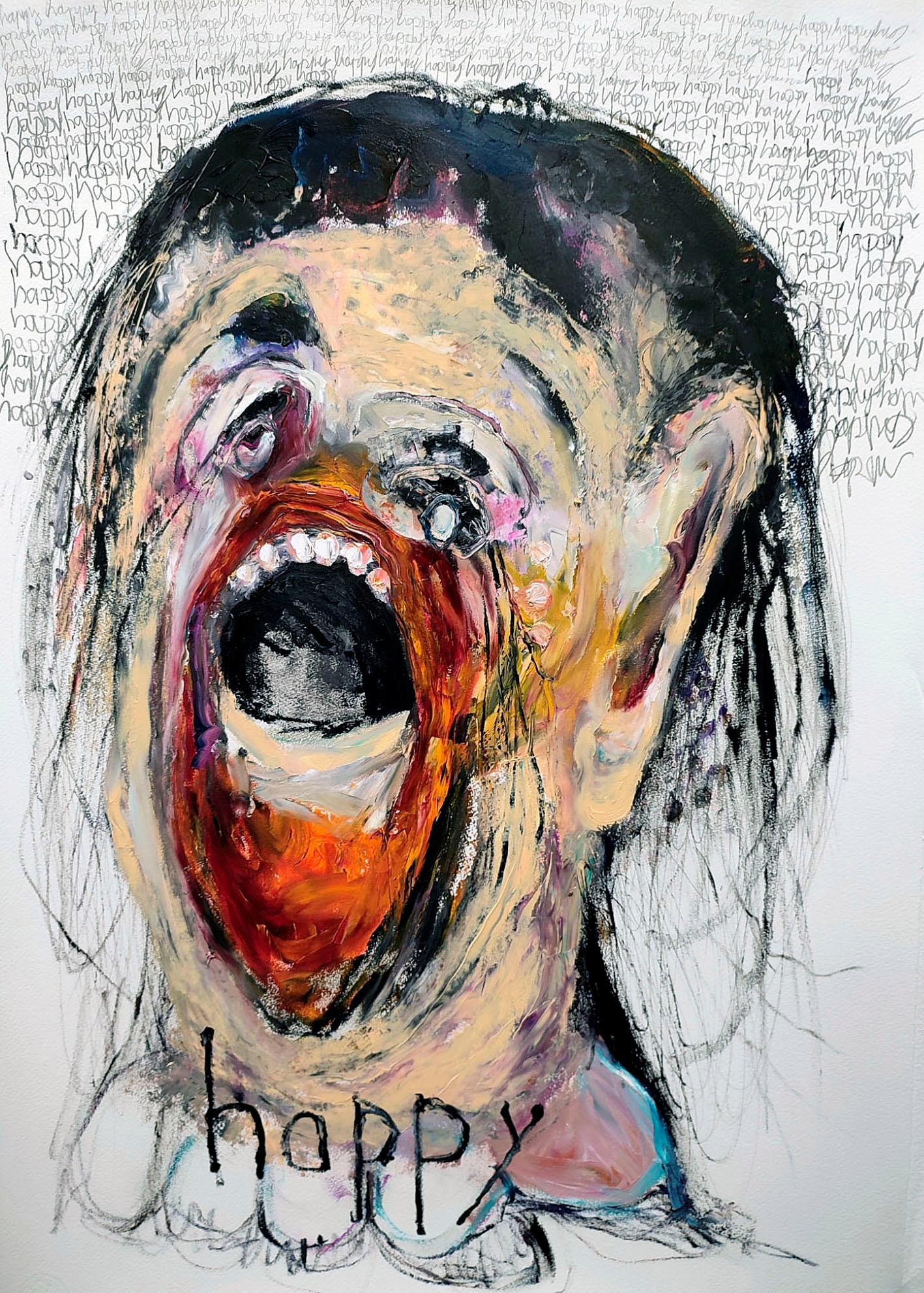 German Contemporary Art by Juliane Hundertmark - Happy