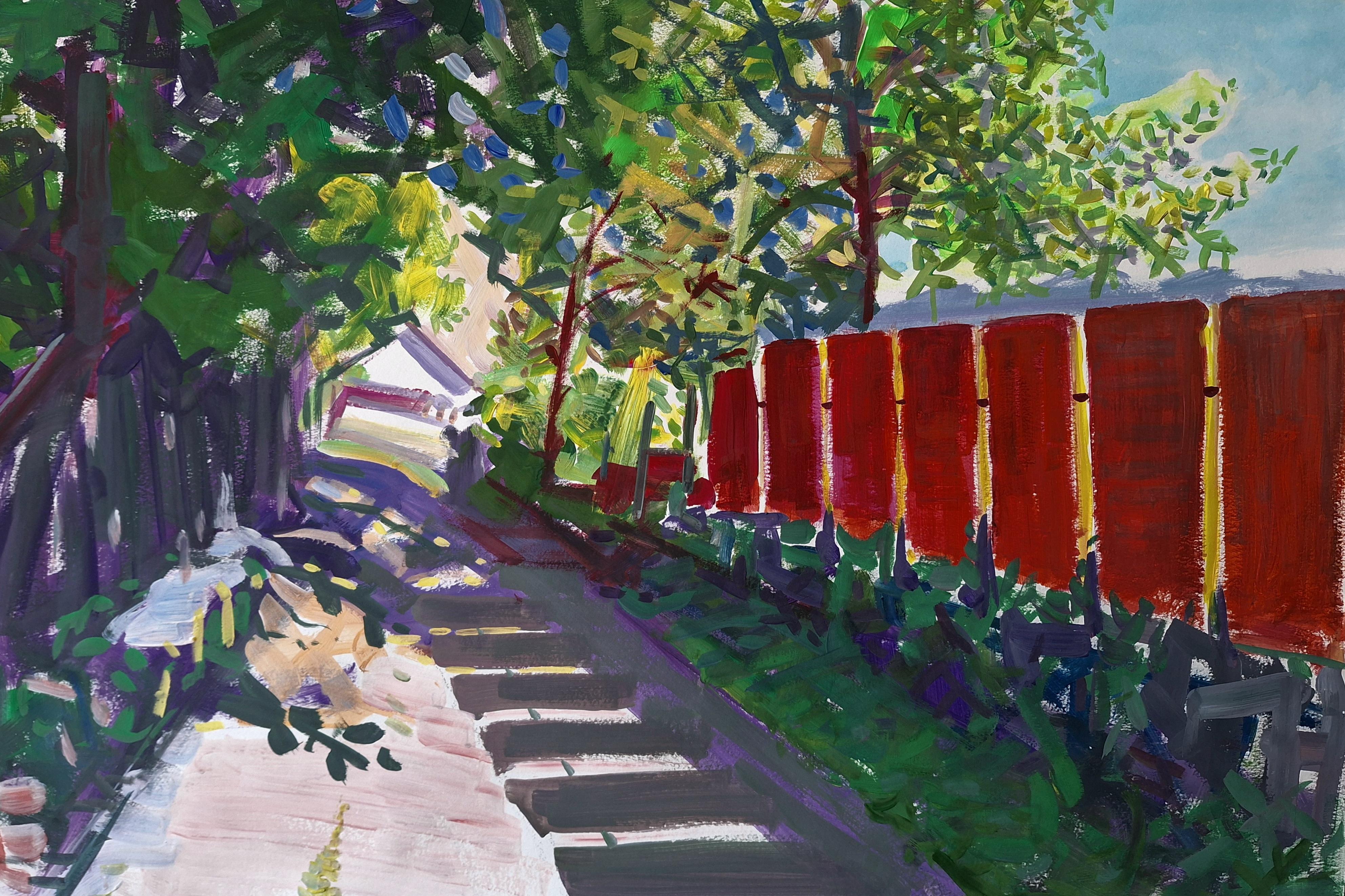 Chemin Dessins et aquarelles - Figuratif