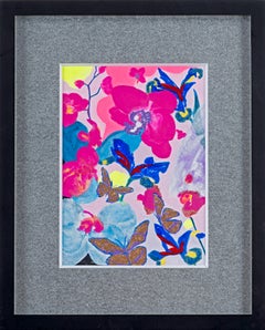 Arte contemporáneo japonés de Minako Asakura - Orquídeas y lirios
