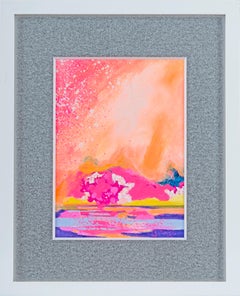 Arte contemporáneo japonés de Minako Asakura - Paisaje al atardecer