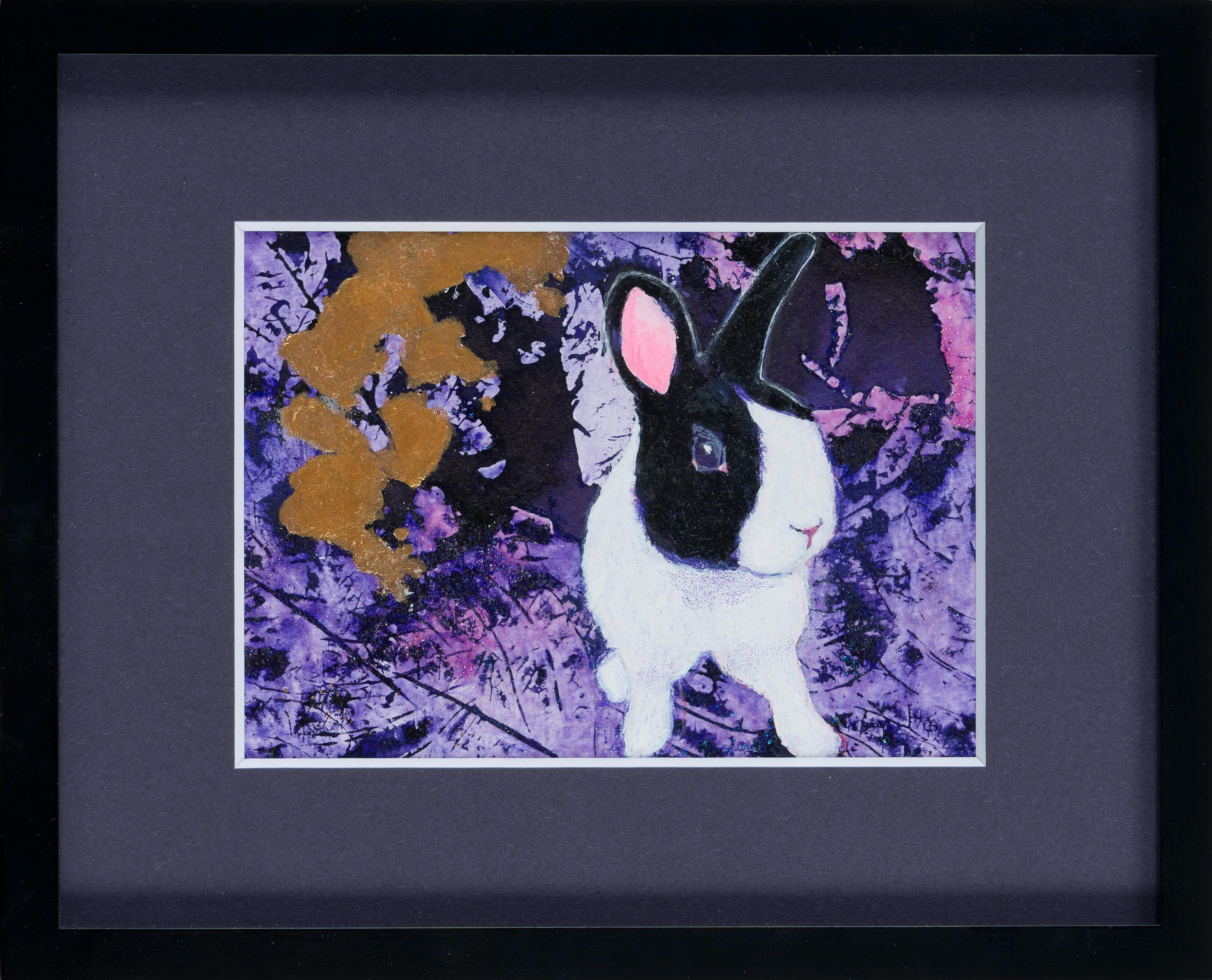 Acrylic on paper with frame  

Minako Asakura is a Japanese artist born in 1973 who lives & works in Tokyo, Japan. As graphic designer & art director, she was involved for more than 10 years in the production of prints and promotional materials at
