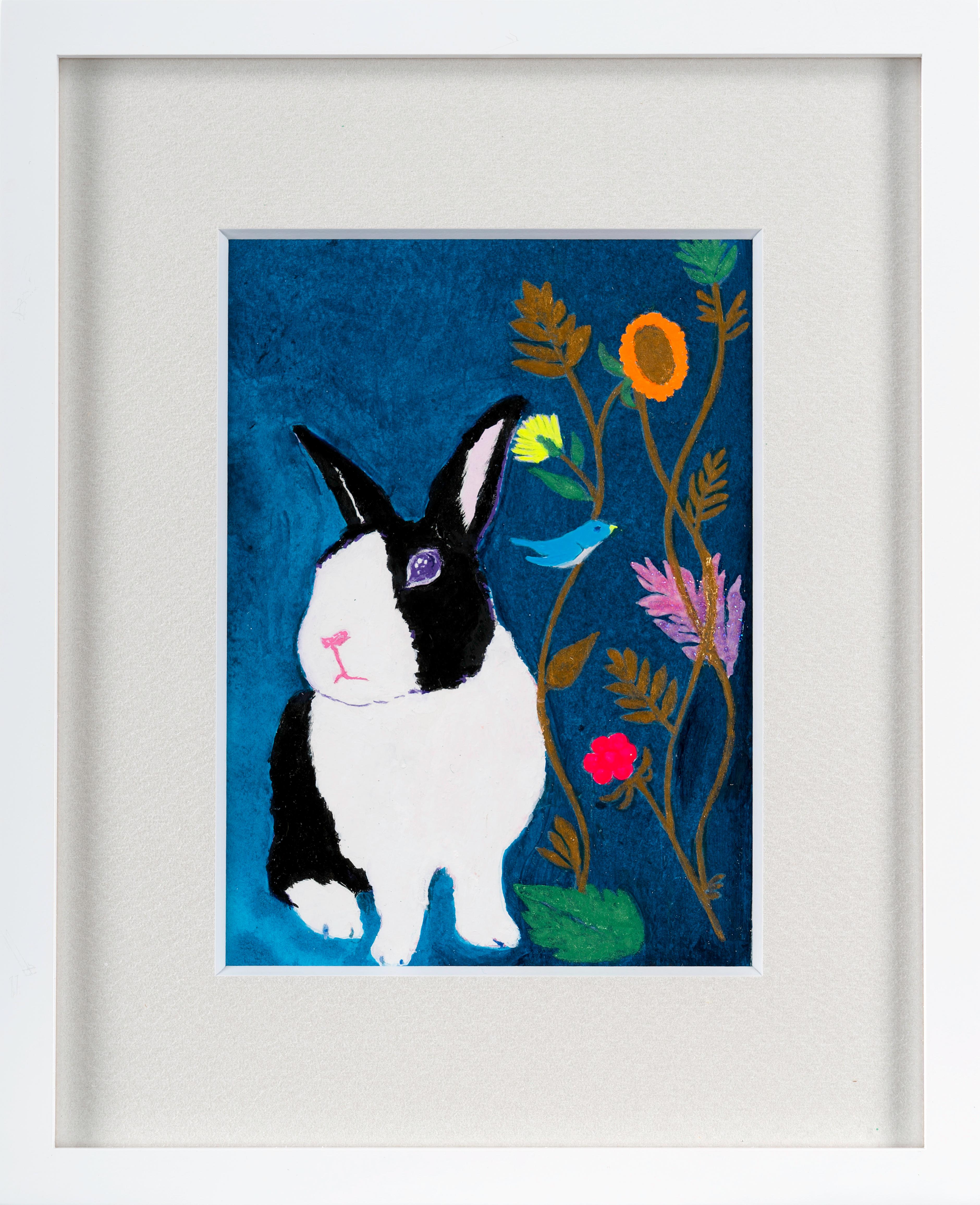 Acrylic on paper with frame  

Minako Asakura is a Japanese artist born in 1973 who lives & works in Tokyo, Japan. As graphic designer & art director, she was involved for more than 10 years in the production of prints and promotional materials at