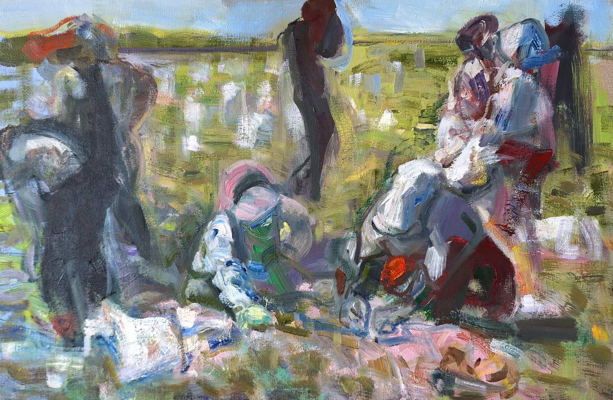 Gouache auf Papier

Ilia Balavadze ist ein georgischer Künstler, der 1968 geboren wurde und in Tiflis, Georgien, lebt und arbeitet. Von 1987 bis 1993 studierte er Malerei an der Staatlichen Kunstakademie Tiflis. Danach arbeitete er viele Jahre lang