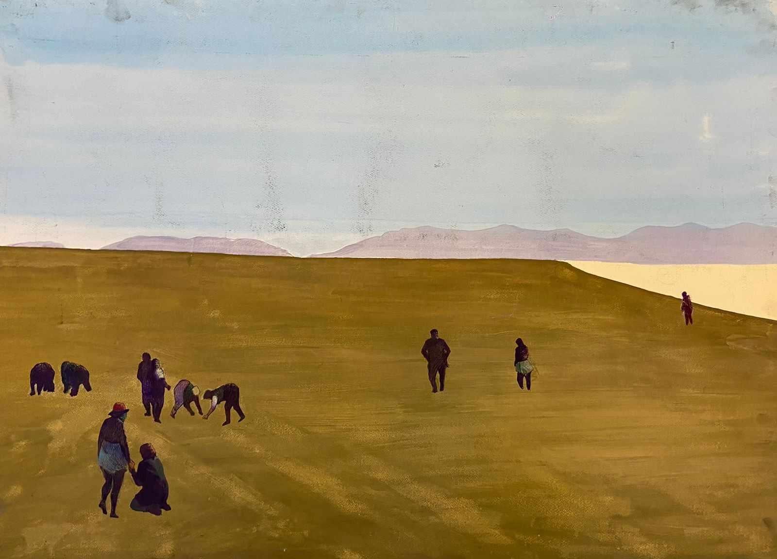 Gouache auf Papier

Ilia Balavadze ist ein georgischer Künstler, der 1968 geboren wurde und in Tiflis, Georgien, lebt und arbeitet. Von 1987 bis 1993 studierte er Malerei an der Staatlichen Kunstakademie Tiflis. Danach arbeitete er viele Jahre lang