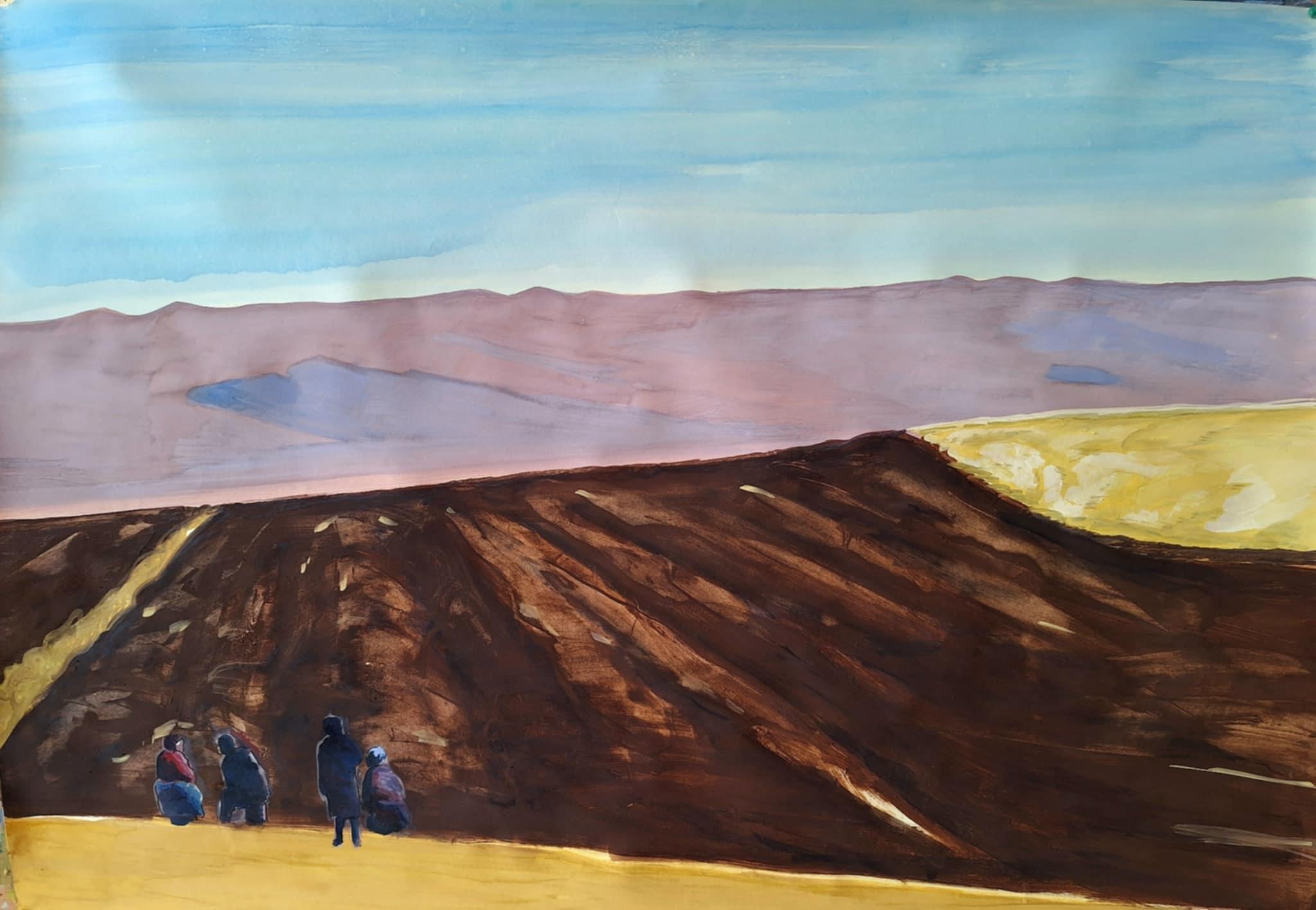 Gouache auf Papier

Ilia Balavadze ist ein georgischer Künstler, der 1968 geboren wurde und in Tiflis, Georgien, lebt und arbeitet. Von 1987 bis 1993 studierte er Malerei an der Staatlichen Kunstakademie Tiflis. Danach arbeitete er viele Jahre lang