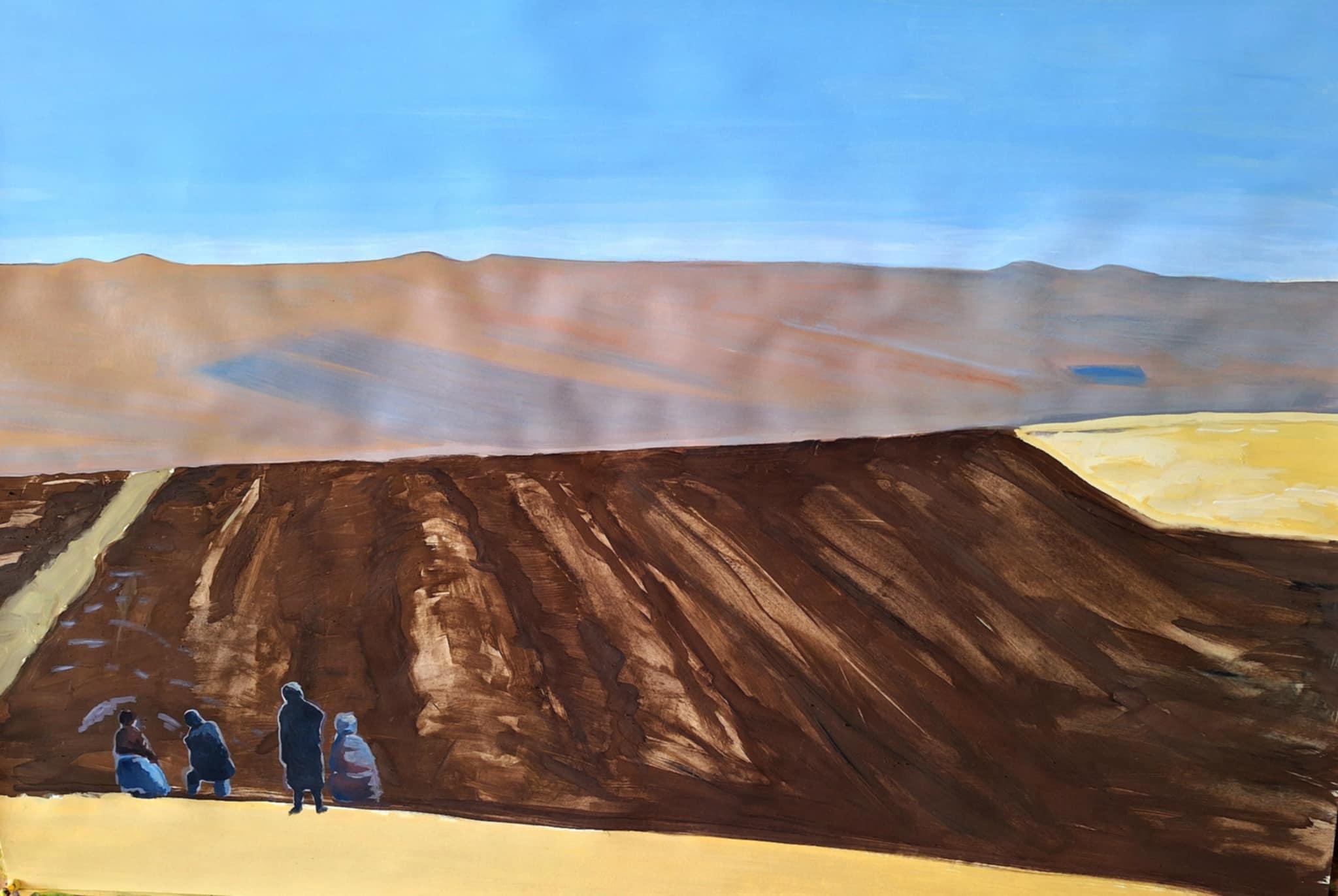 Gouache auf Papier

Ilia Balavadze ist ein georgischer Künstler, der 1968 geboren wurde und in Tiflis, Georgien, lebt und arbeitet. Von 1987 bis 1993 studierte er Malerei an der Staatlichen Kunstakademie Tiflis. Danach arbeitete er viele Jahre lang