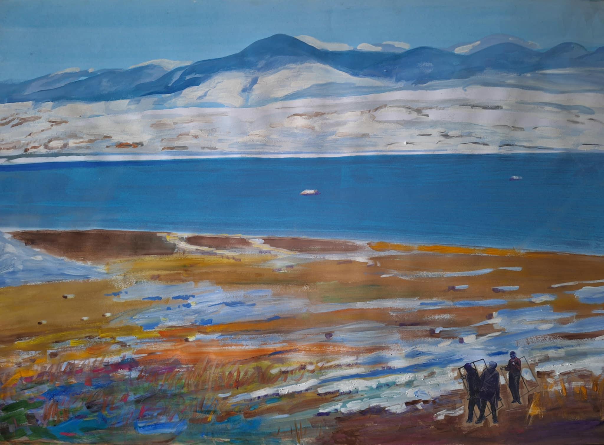 Gouache auf Papier

Ilia Balavadze ist ein georgischer Künstler, der 1968 geboren wurde und in Tiflis, Georgien, lebt und arbeitet. Von 1987 bis 1993 studierte er Malerei an der Staatlichen Kunstakademie Tiflis. Danach arbeitete er viele Jahre lang