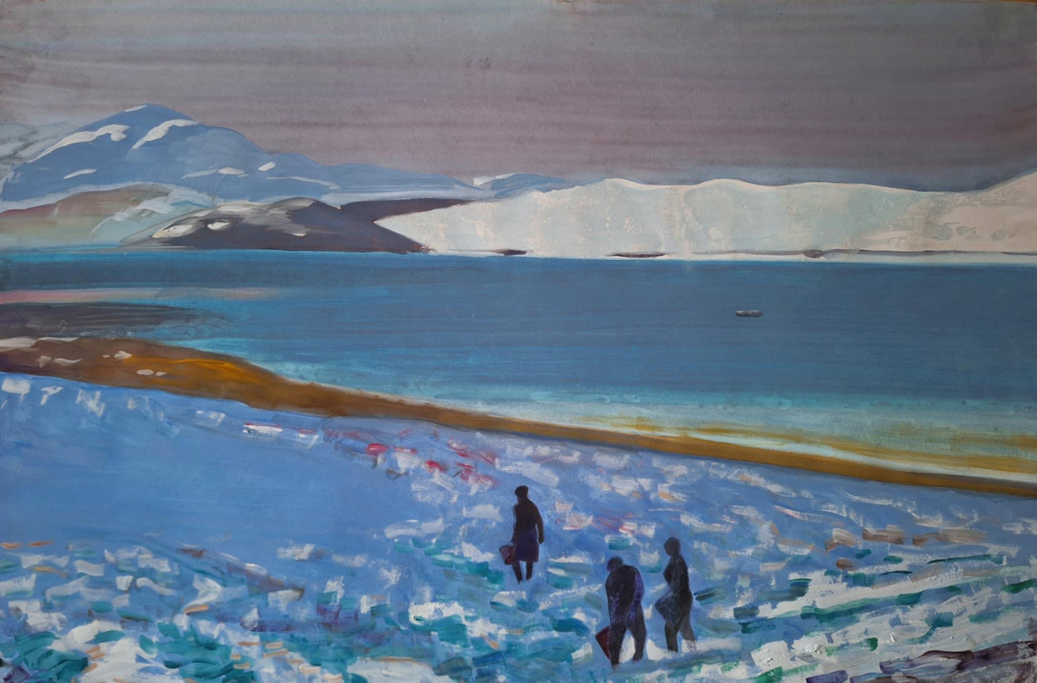 Gouache auf Papier

Ilia Balavadze ist ein georgischer Künstler, der 1968 geboren wurde und in Tiflis, Georgien, lebt und arbeitet. Von 1987 bis 1993 studierte er Malerei an der Staatlichen Kunstakademie Tiflis. Danach arbeitete er viele Jahre lang