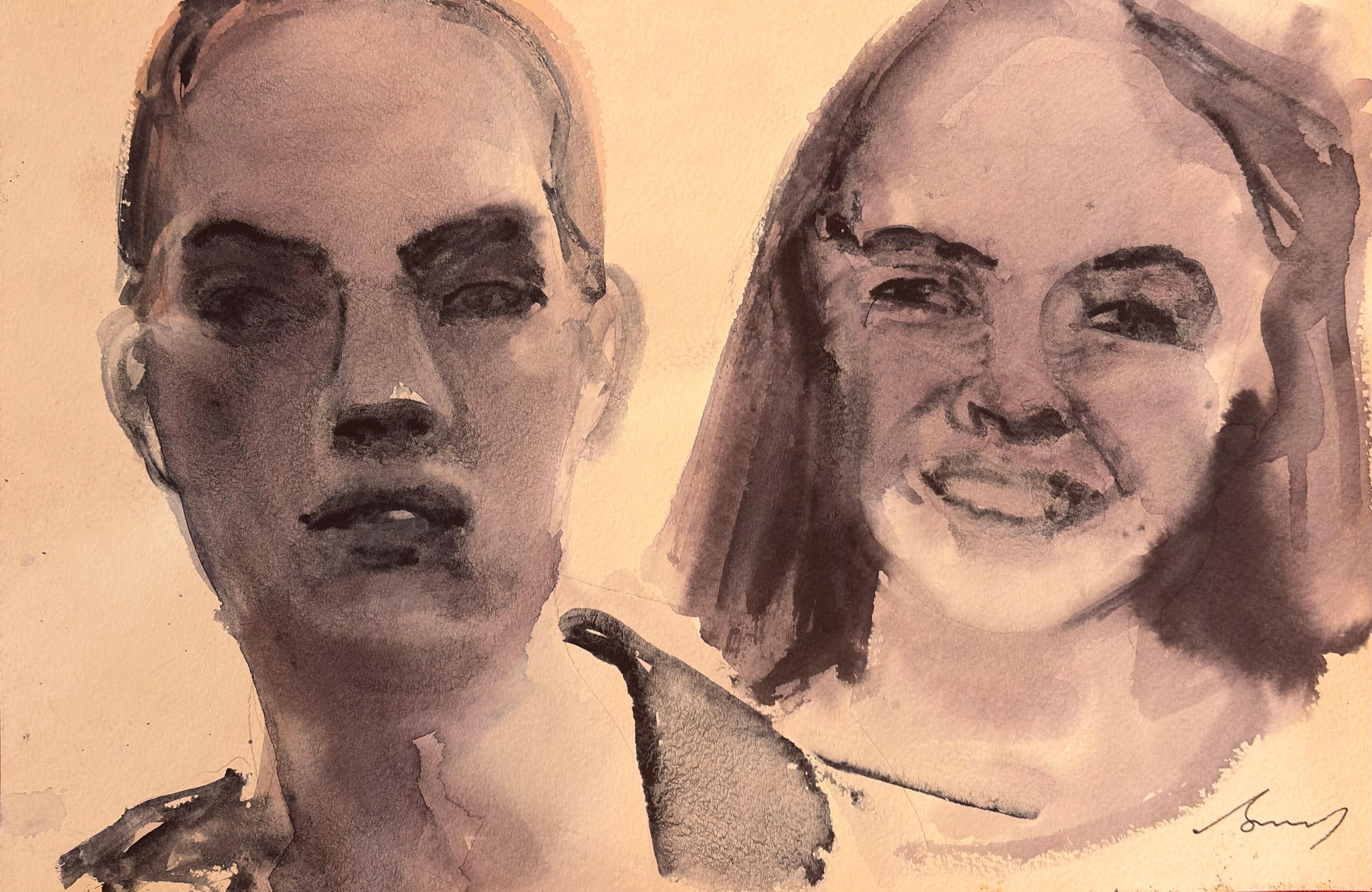 Drawing Figurative Drawings and Watercolors