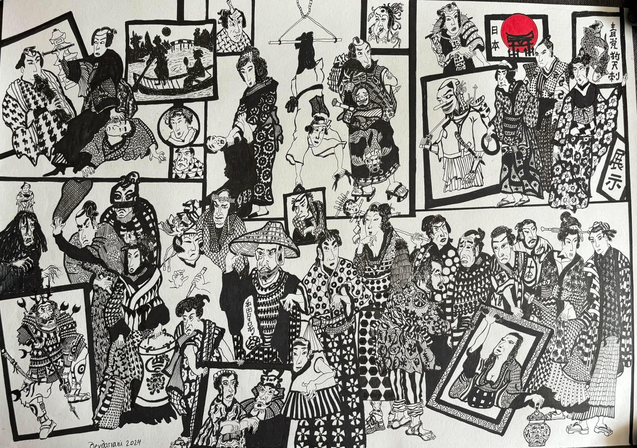 Arte contemporanea georgiana di Nino Devdariani - Mostra