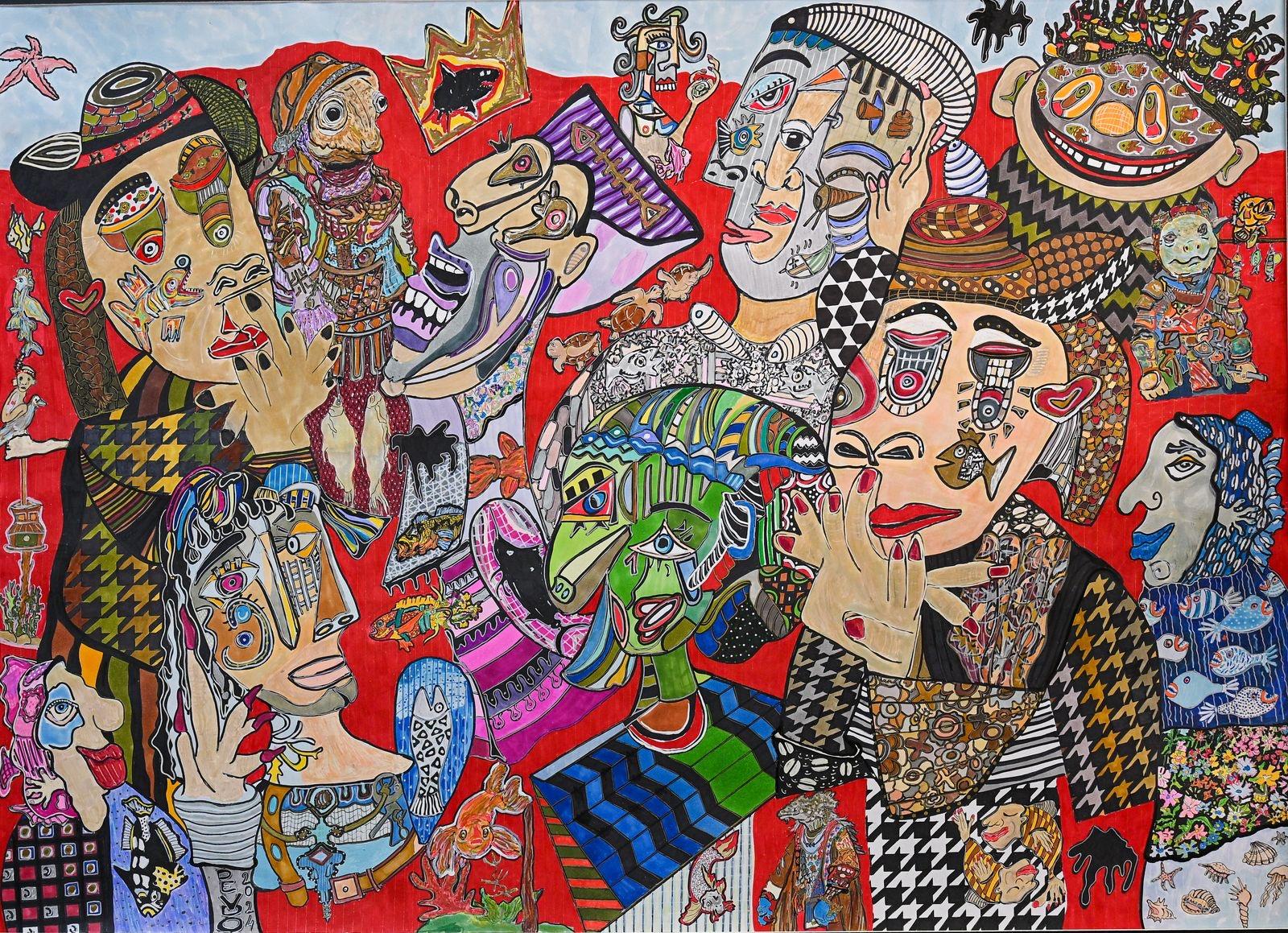 Art contemporain géorgien de Nino Devdariani - The Fish