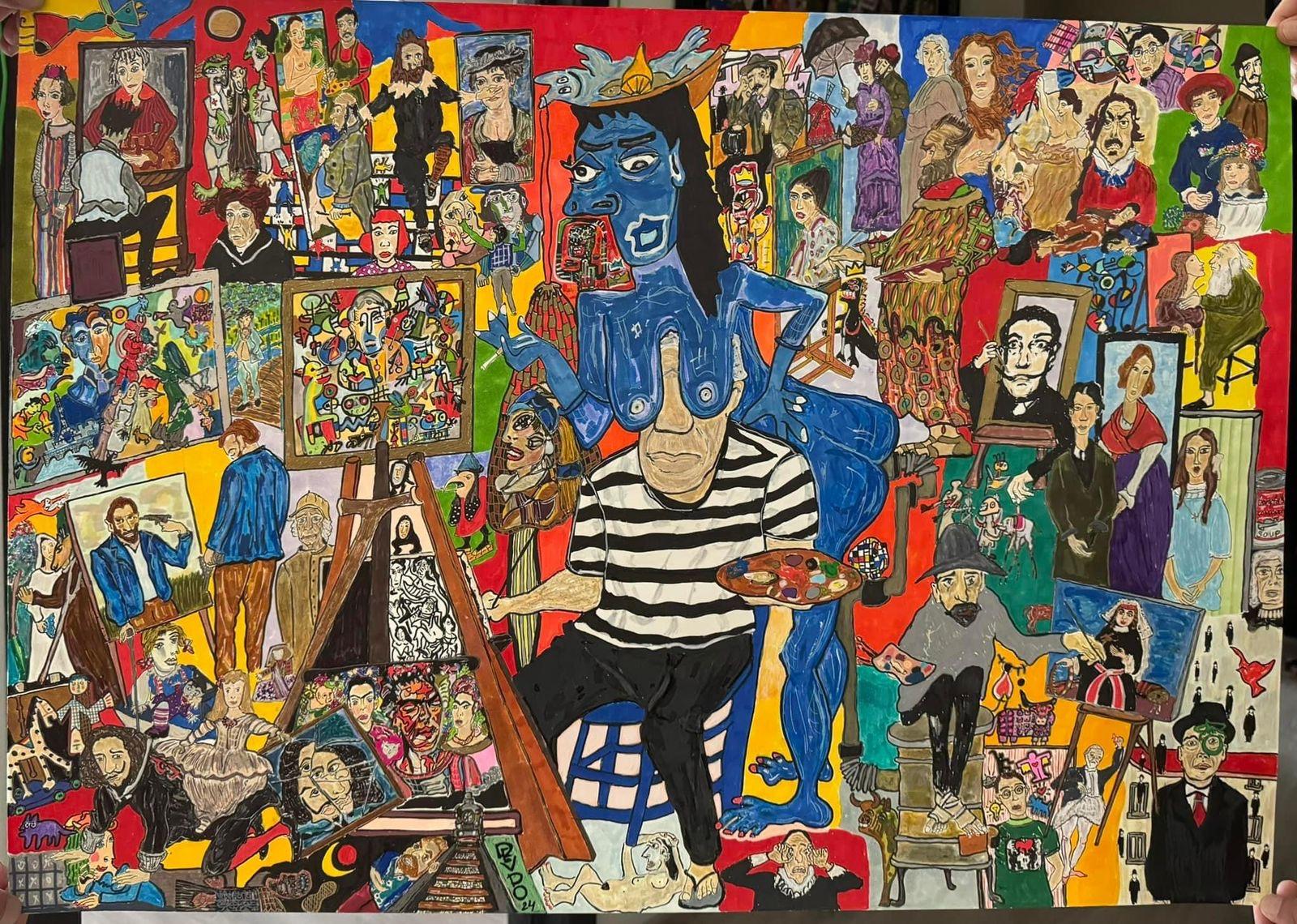 Technique mixte, acrylique et encre sur papier

Nino Devdariani est un artiste géorgien né en 1970 qui vit et travaille à Tbilissi, en Géorgie. Elle s
inspire de la perception des émotions positives et négatives qui se sont accumulées et installées