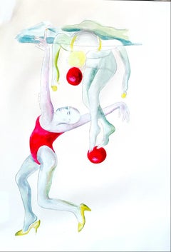 Art contemporain coréen de Sa Hara - Série de dessins Imagination Circus 2414