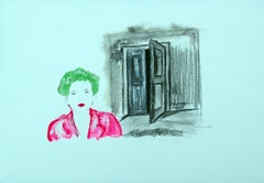 Arte coreano contemporáneo de Sa Hara - Serie de dibujos del Circo de la Imaginación 2408