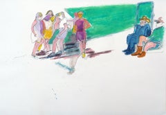 Arte coreano contemporáneo de Sa Hara - Serie de dibujos del Circo de la Imaginación 2402