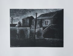 Zeitgenössische armenische Kunst von Kamsar Ohanyan - Straße in Eriwan