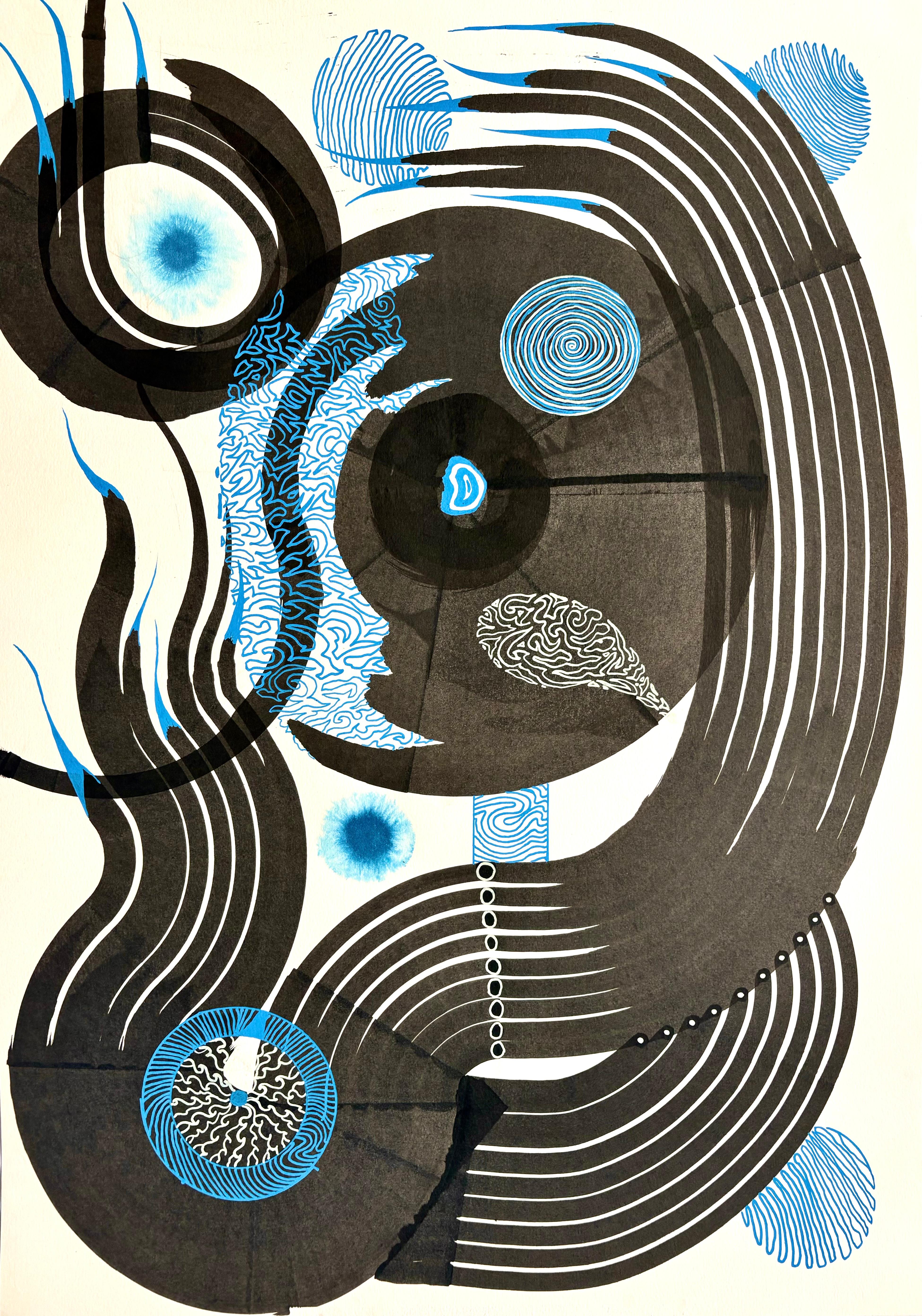 Indian Contemporary Art by Sumit Mehndiratta - Blu Vu Du