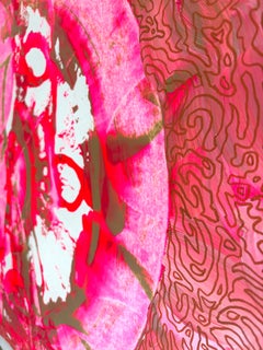 Indian Contemporary Art by Sumit Mehndiratta - Planet P.Neon X3