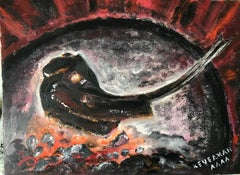 Russian Contemporary Art by Alla Kechedzhan - A Rib of Lamb